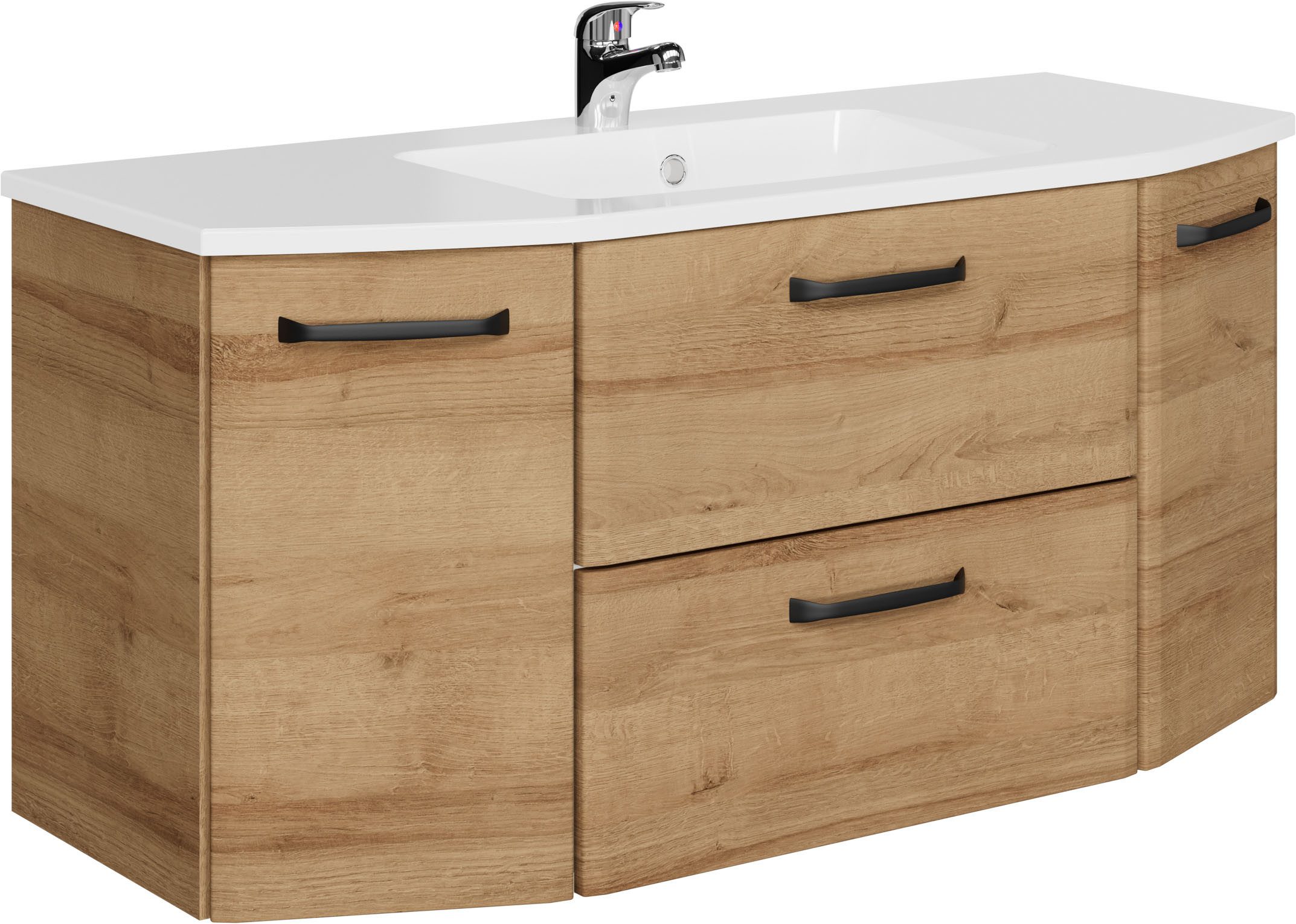 Saphir Waschtisch Quicket 318, mit Keramikbecken, 112cm breit (2-St)