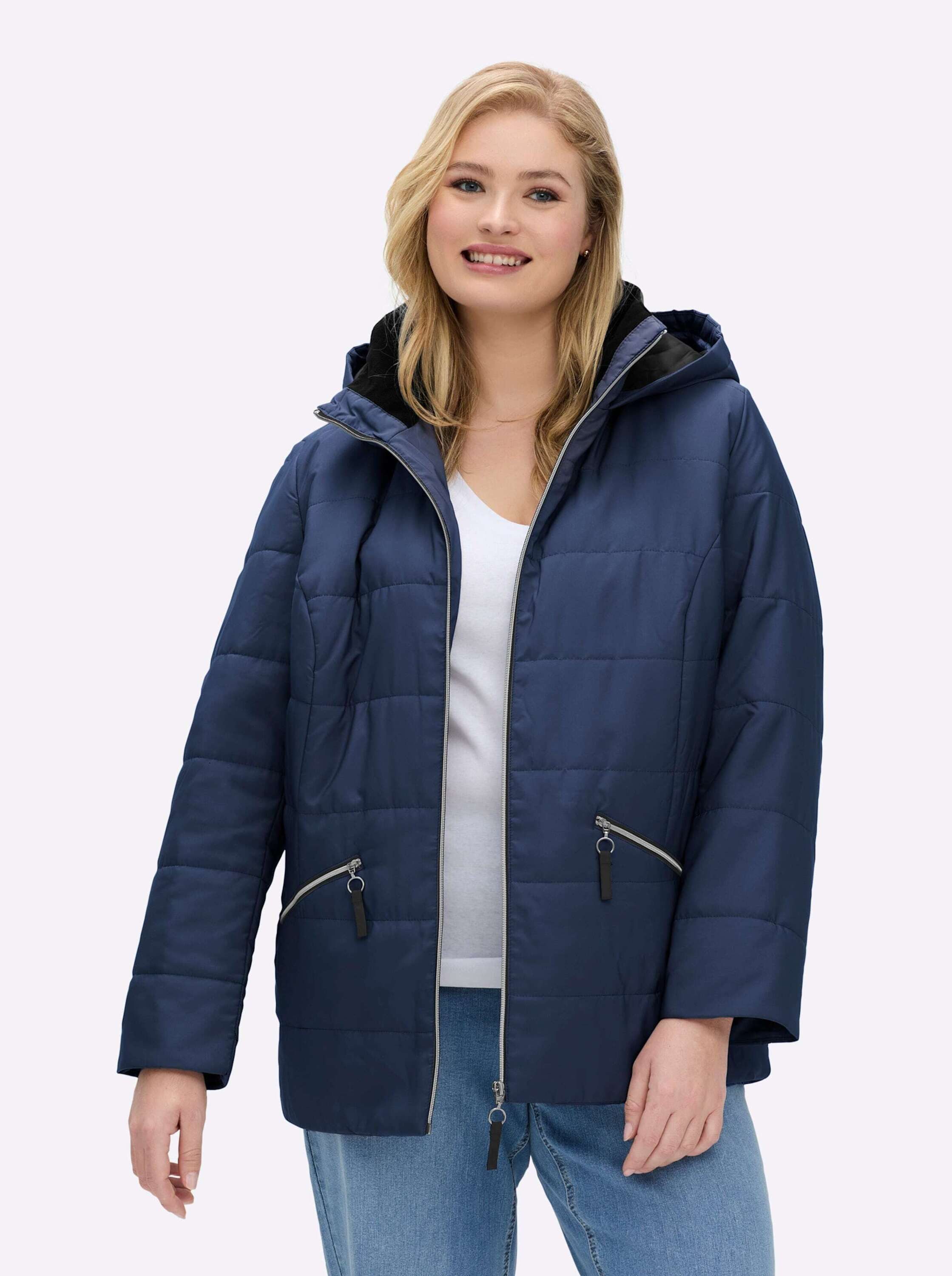 Sieh an! Allwetterjacke Steppjacke Langarm