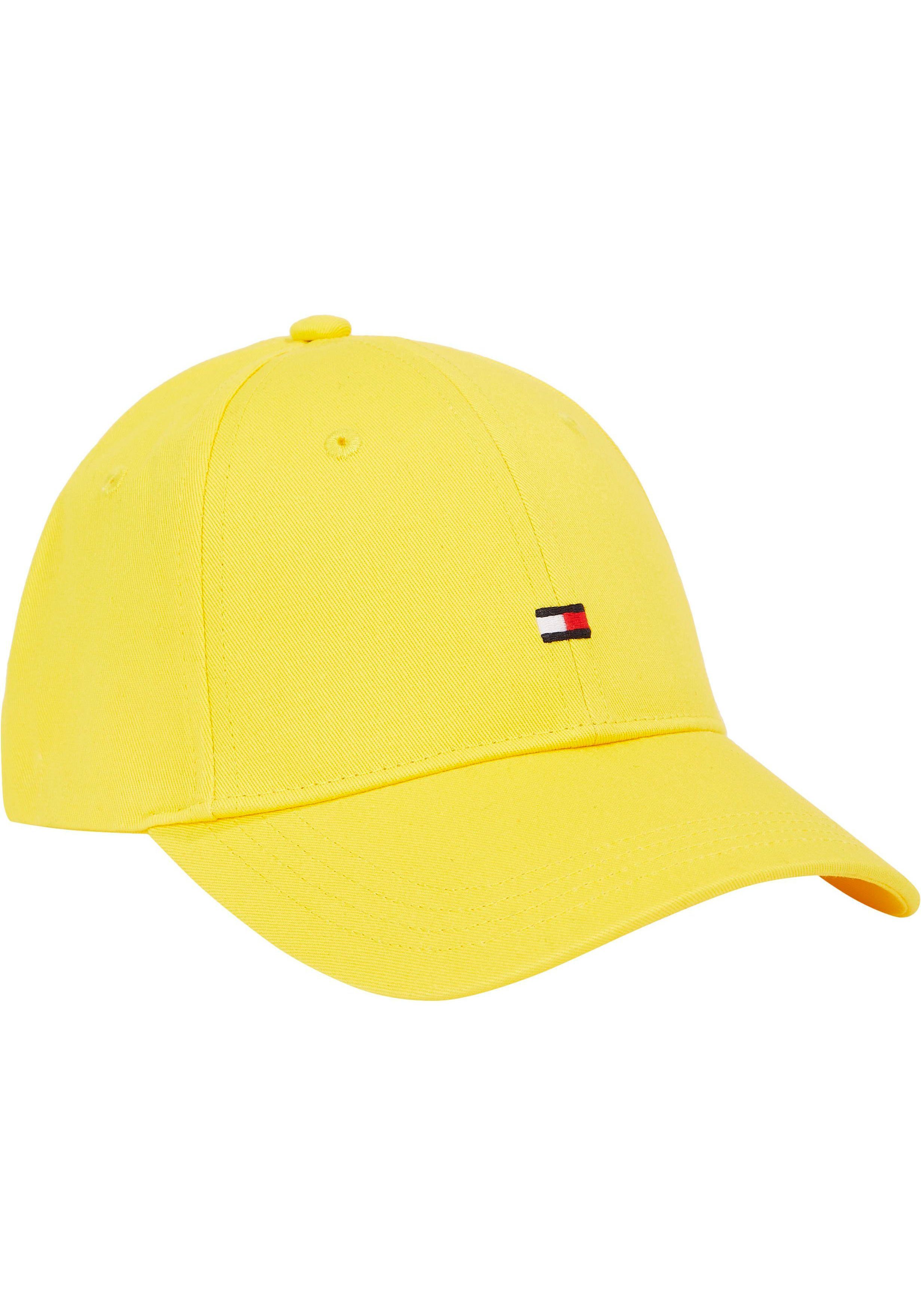 Tommy Hilfiger Fitted Cap SMALL FLAG CAP mit Klemmverschluss Valley Yellow