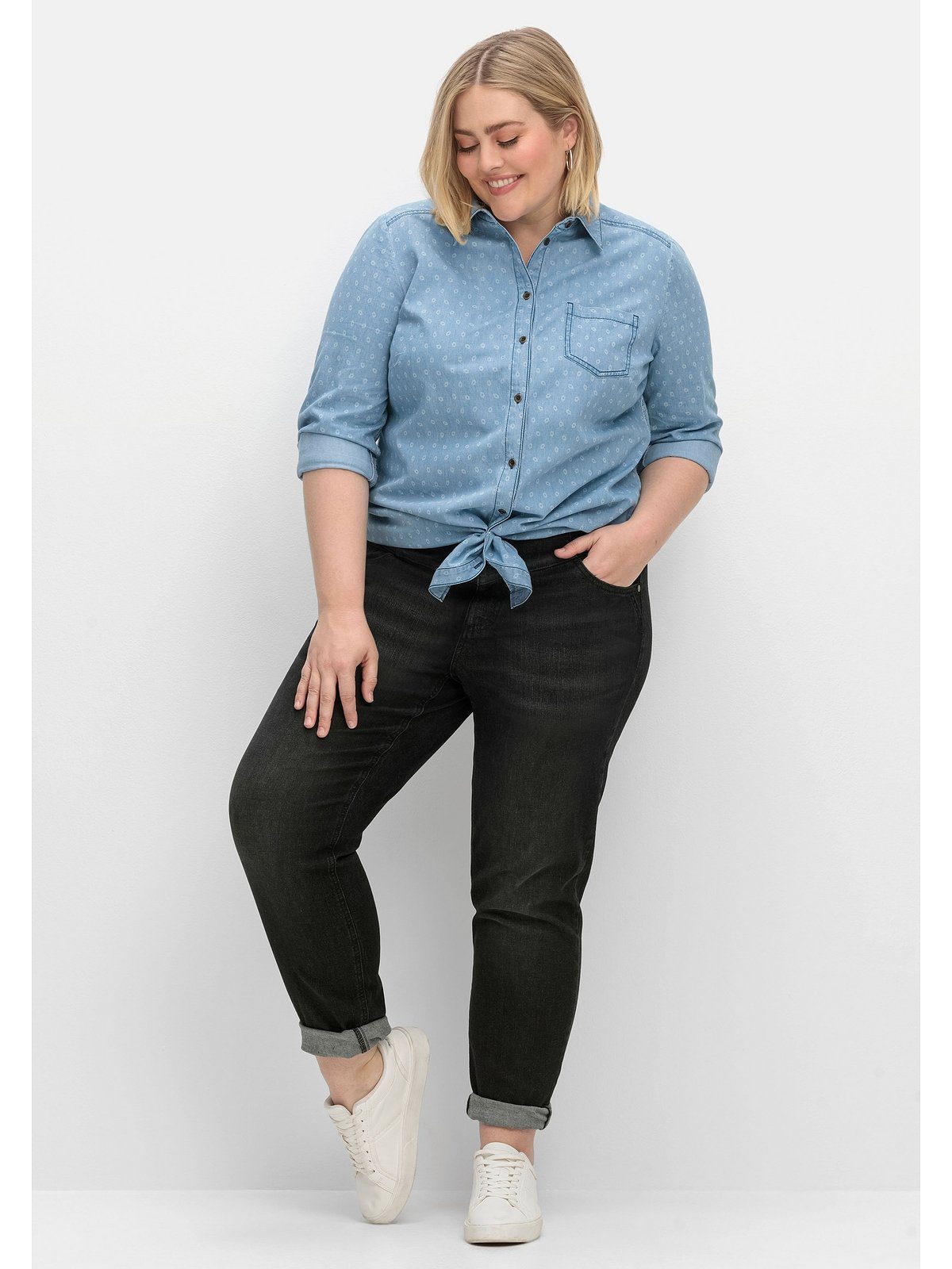 Stretch-Jeans Große Größen
