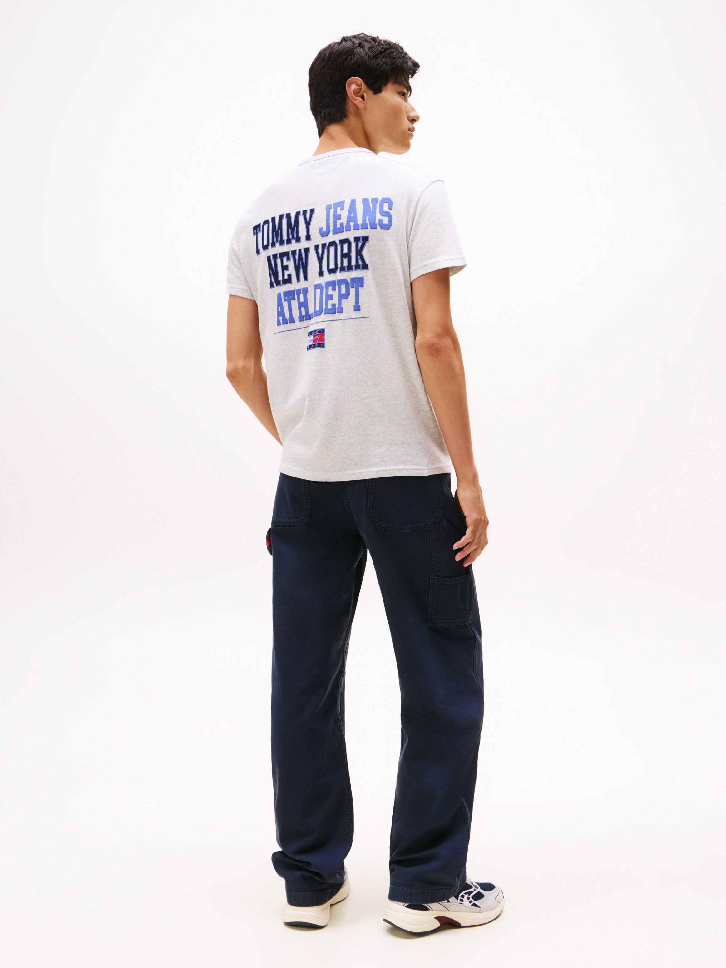 Tommy Jeans T-Shirt TJM REG ATHL DEPT BACK EXT mit Rückenprint, regular fit – Bild 5 von 5