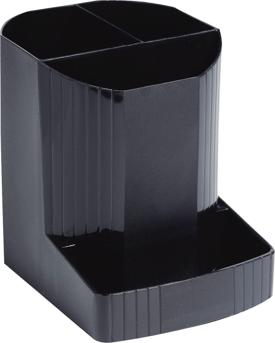 EXACOMPTA Tischaufsatz Stiftehalter EcoBlack Mini-Octo schwarz