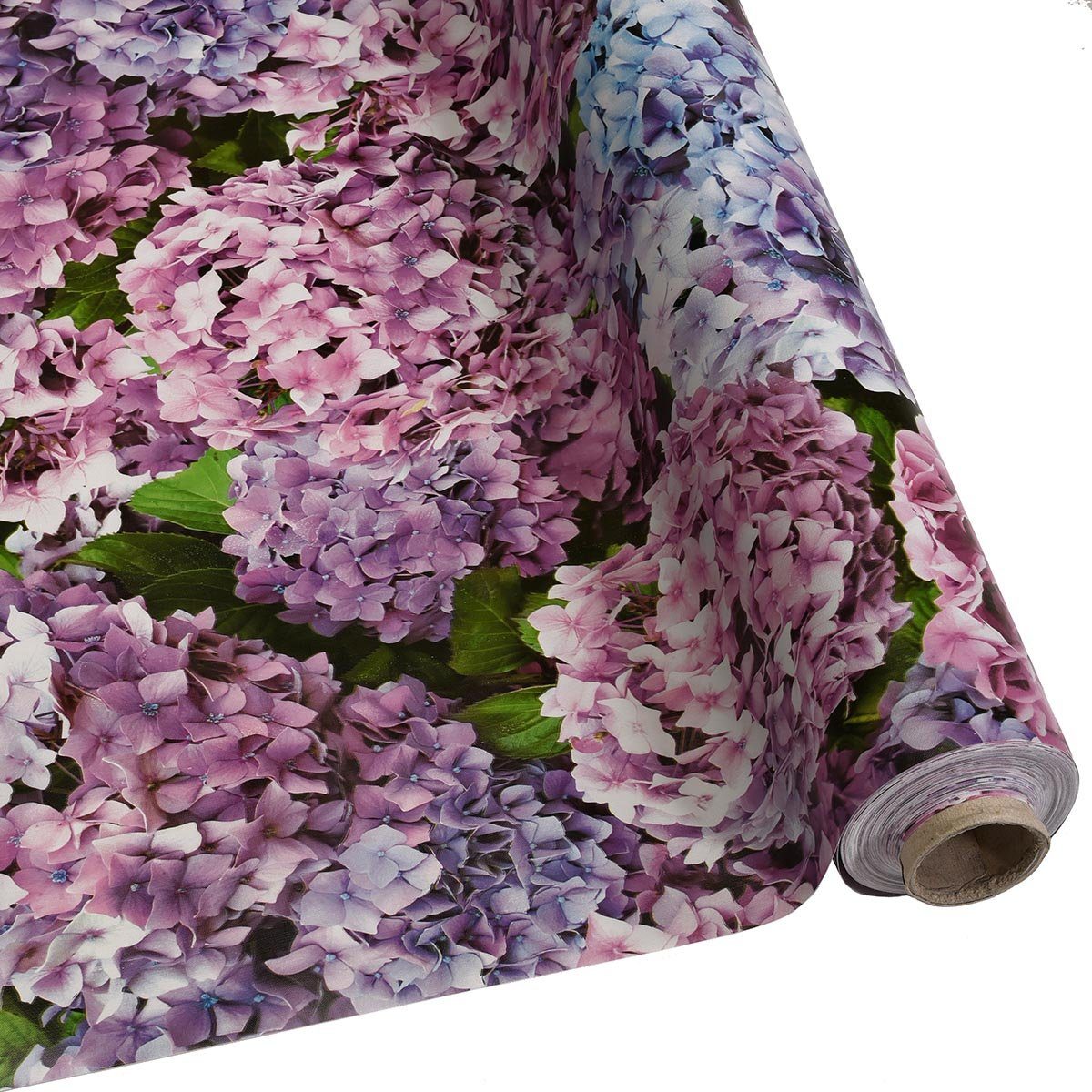 DéVa Tischdecke Wachstuchtischdecke "Hortensie" in 1,4m günstig online kaufen