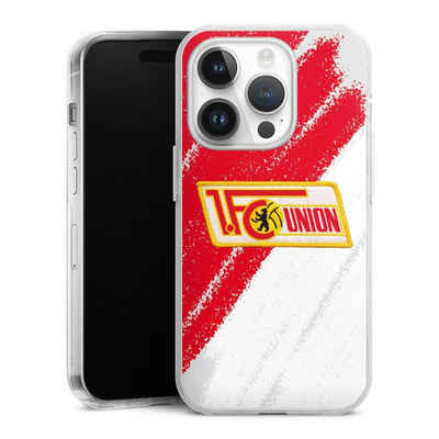 DeinDesign Handyhülle Offizielles Lizenzprodukt 1. FC Union Berlin Logo, Apple iPhone 14 Pro Hülle Bumper Case Handy Schutzhülle