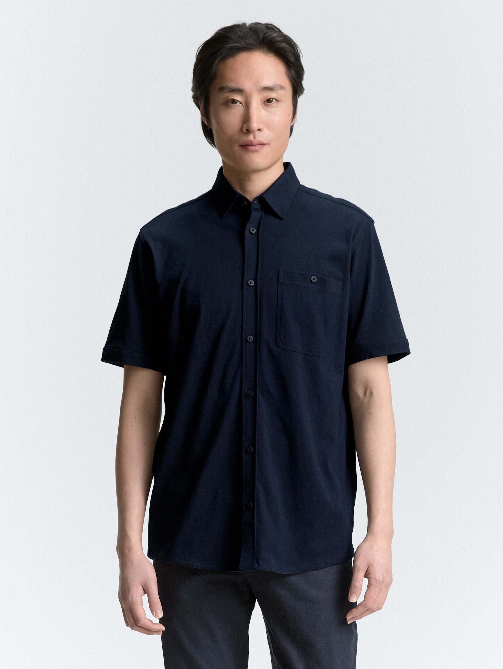 TOM TAILOR Kurzarmhemd Regular Fit Kurzarmhemd günstig online kaufen