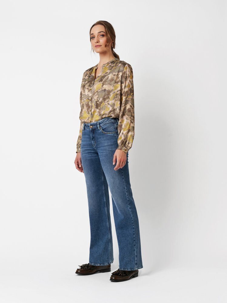 TONI Weite Jeans Ella mit Nieten an den Taschen günstig online kaufen