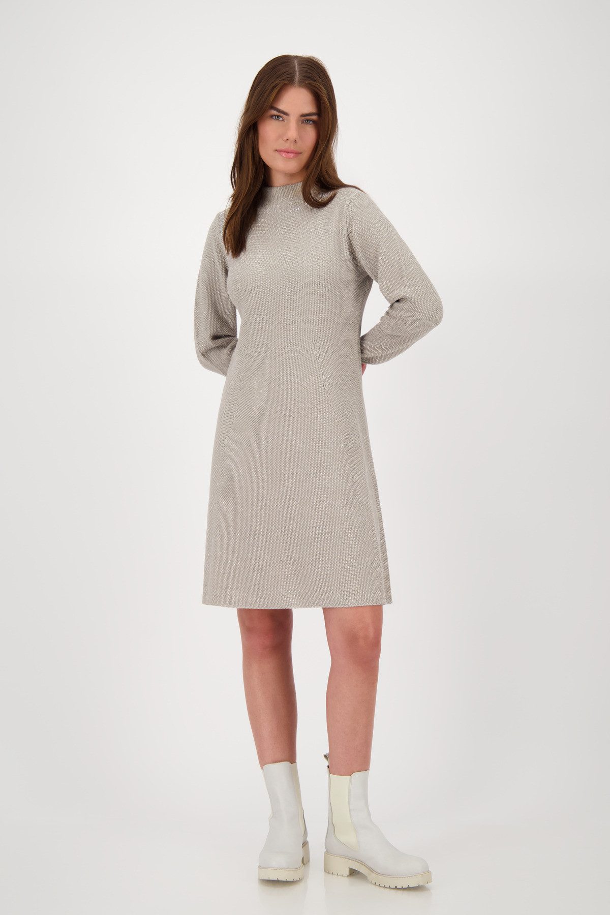 Monari Strickkleid Kleid Strick Lurex 92cm günstig online kaufen