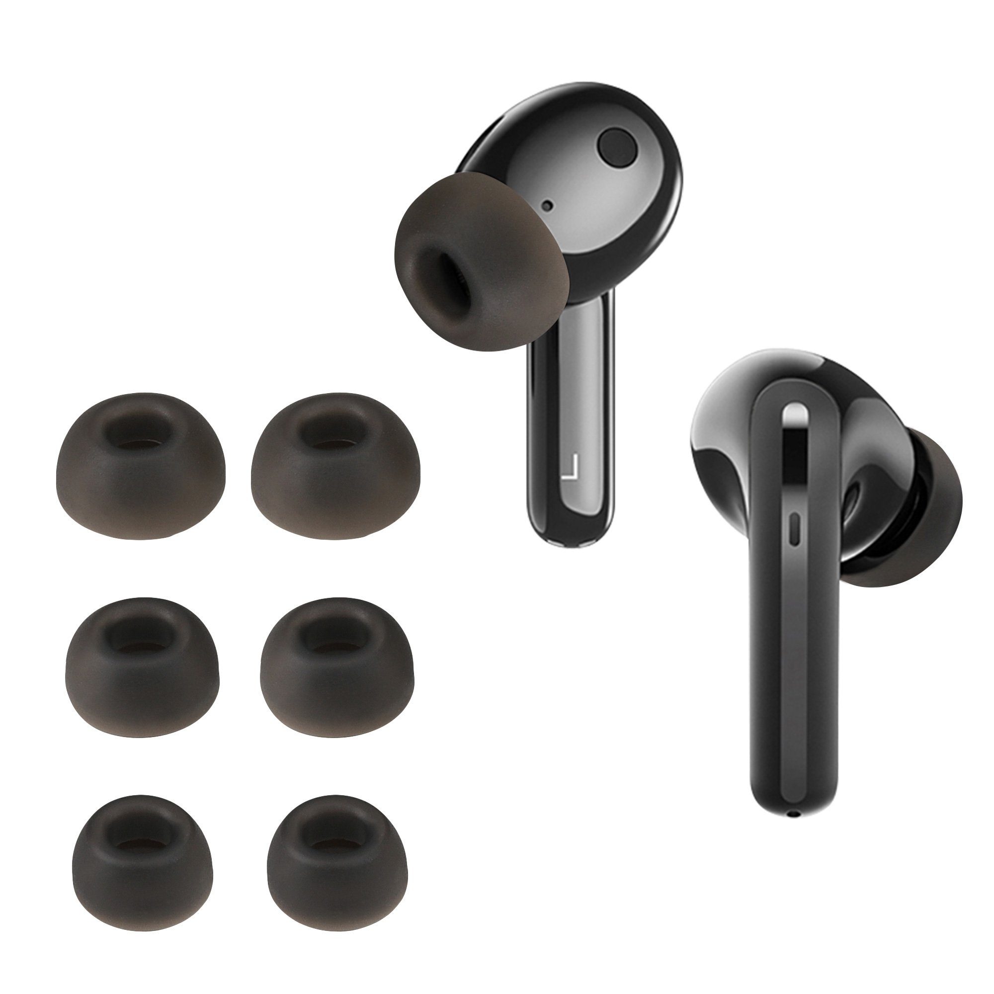 Polster kwmobile Pro Ohrstöpsel für (3 FlipBuds Kopfhörer) 6x Silikon Ohrpolster In-Ear Größen Xiaomi -