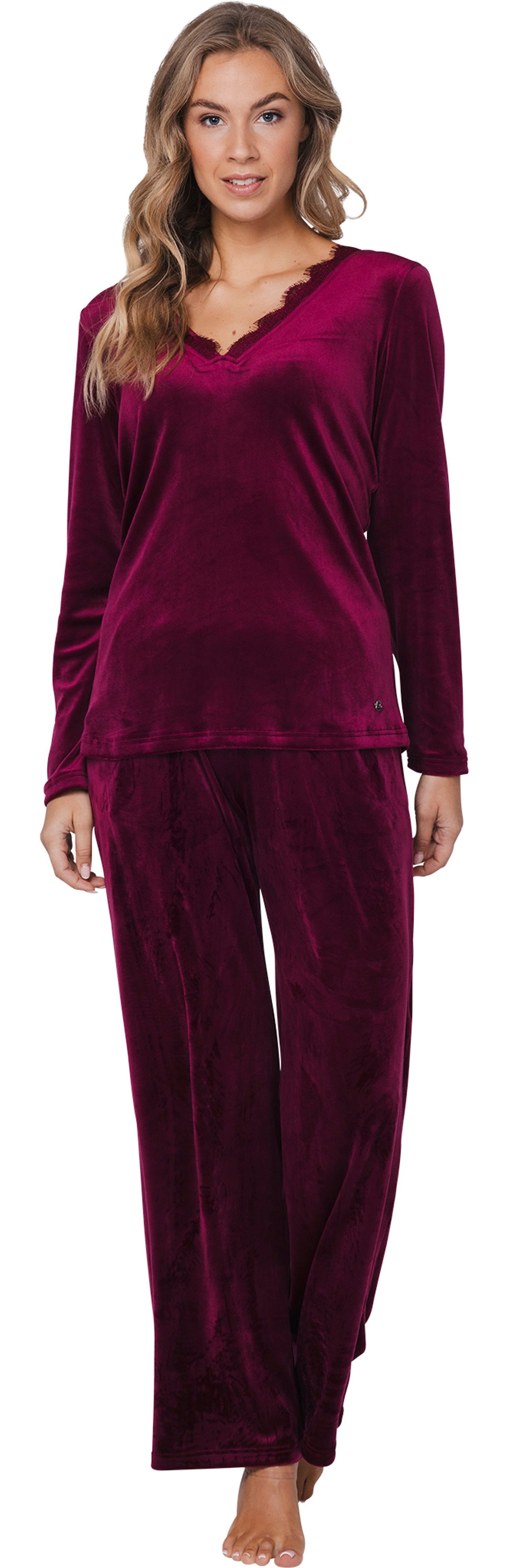 Pastunette Schlafanzug Damen Nikki Hausanzug (2 günstig online kaufen