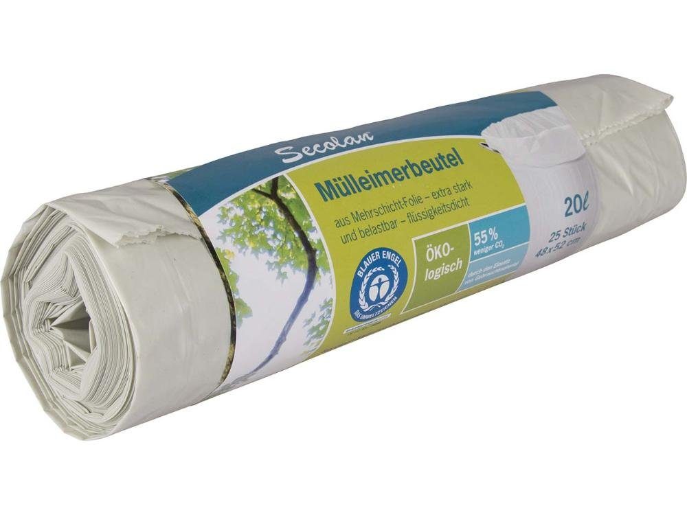 Abfallbeutel LDPE 60l Hostess Weiß 385x245x850, 40 Sack Pro Rolle Von