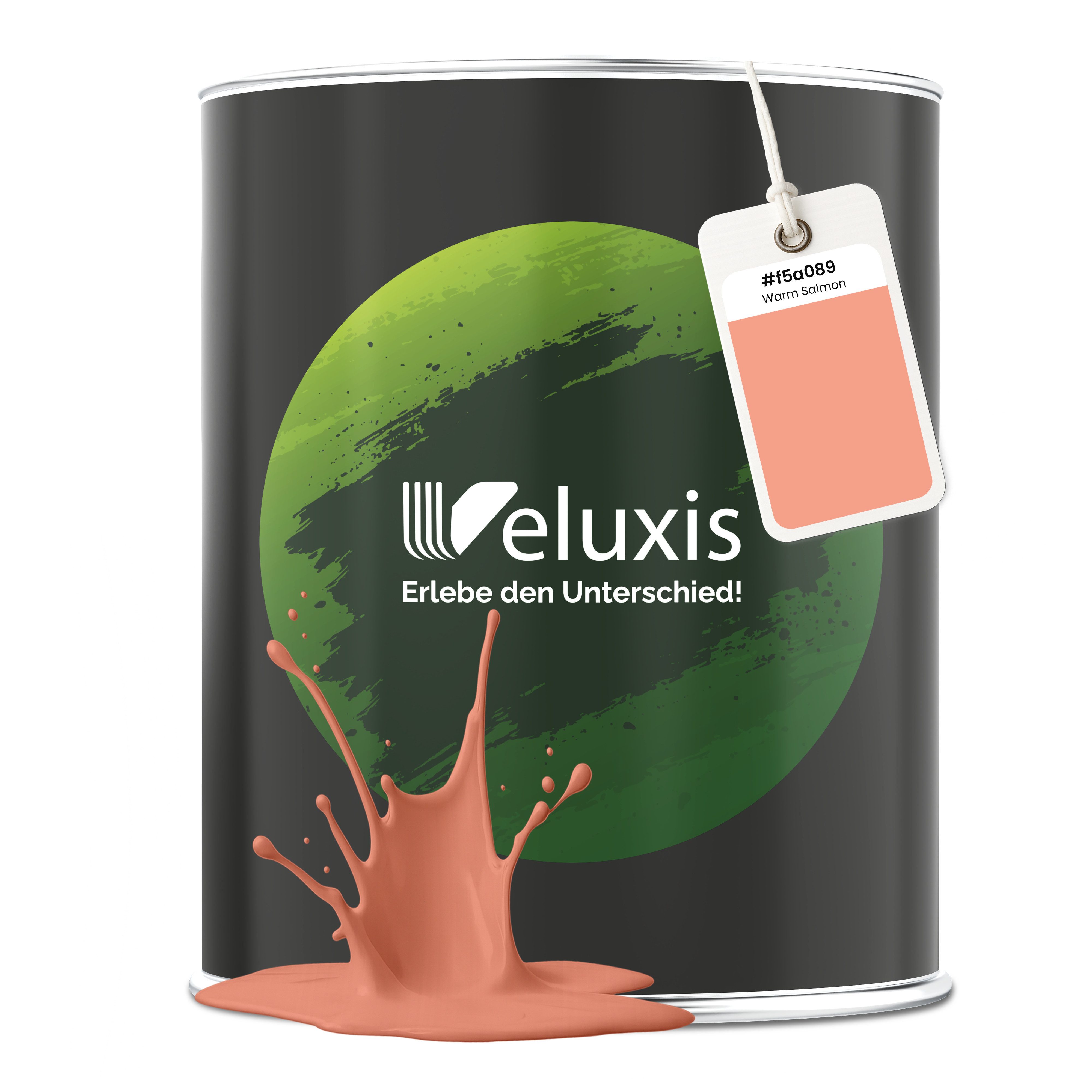 Veluxis Wandfarbe Veluxis® Edle Wandfarbe, für den Innenraum - Deckkraft-Klasse 1, Streifenfrei & tropfarm