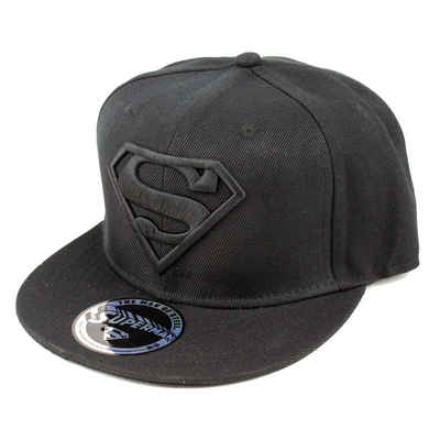 Superman Baseball Cap Black Logo