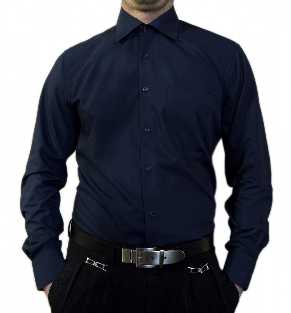 Businesshemd Designer Herren Hemd klassischer Kragen K11