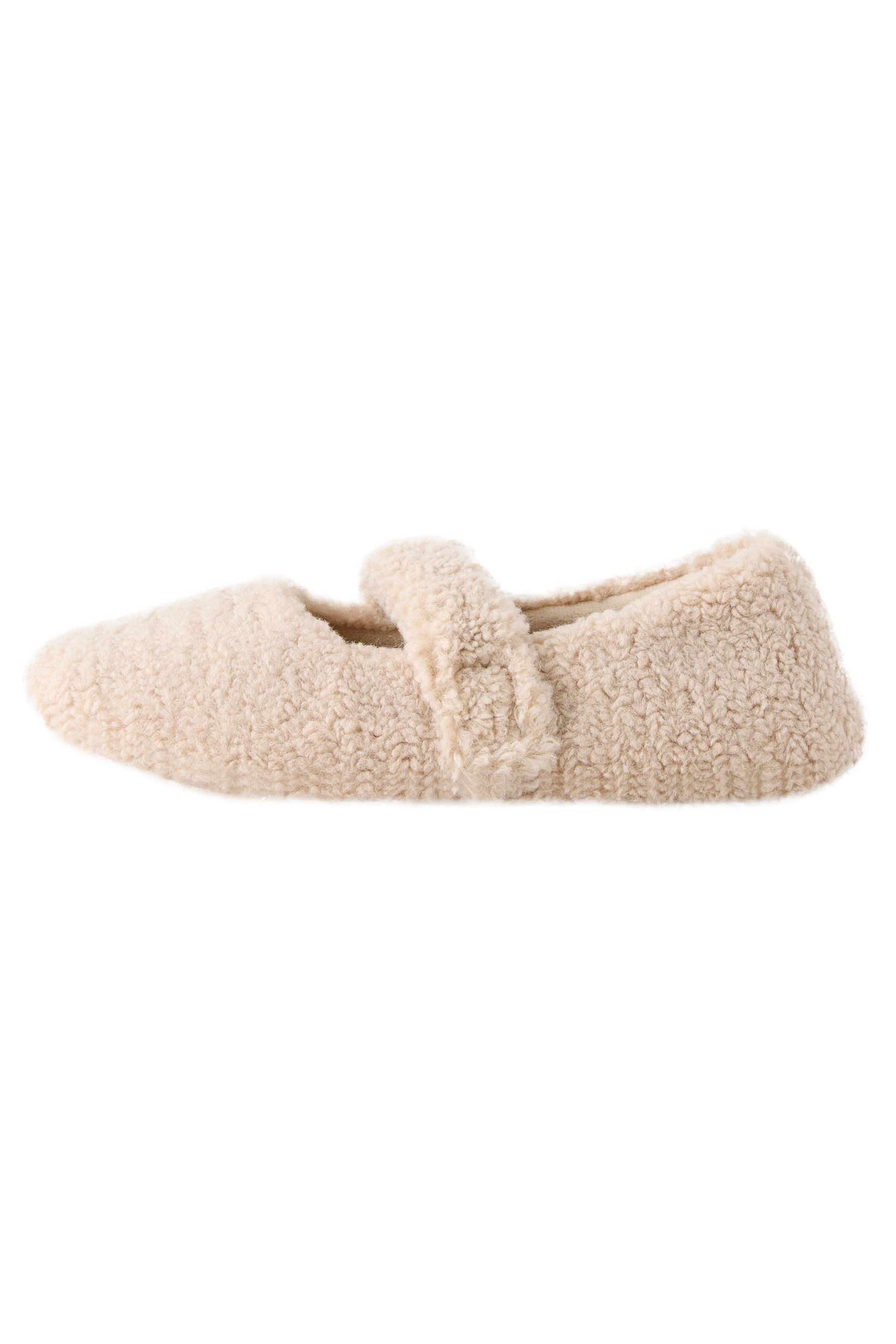 Next Ballerina-Hausschuhe aus Borg Hausschuh (1-tlg)