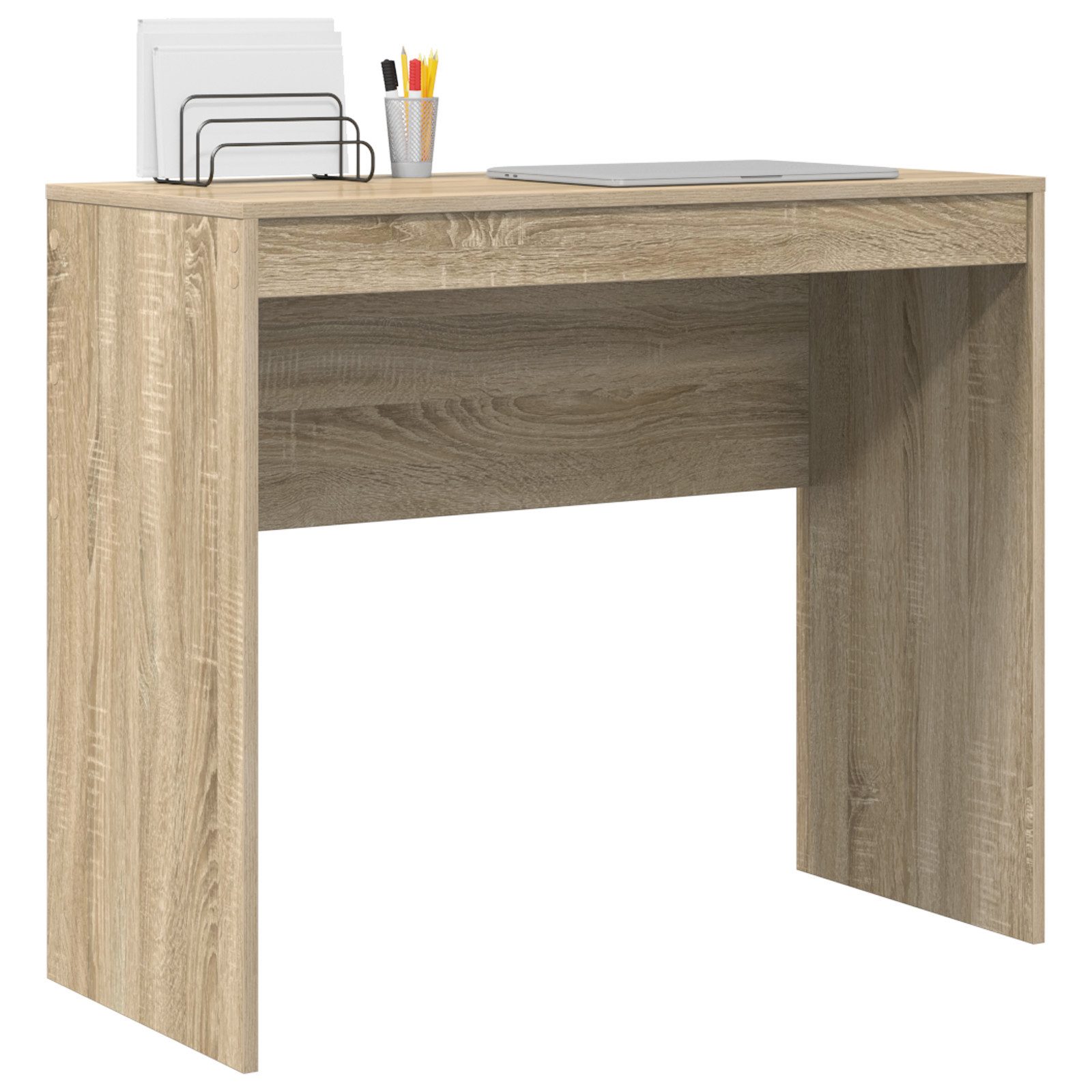 vidaXL Schreibtisch Schreibtisch Sonoma-Eiche Holzwerkstoff 90 günstig online kaufen