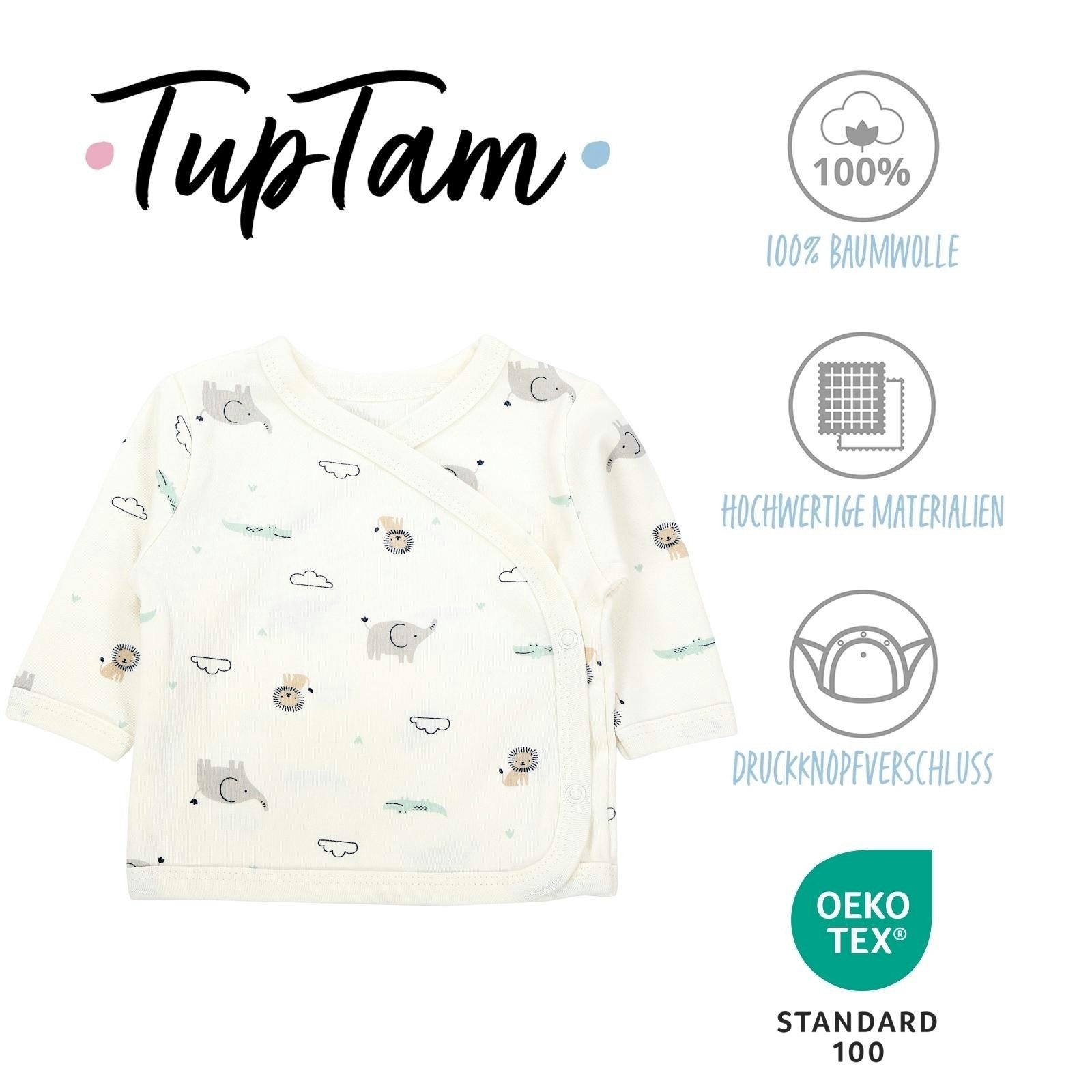 TupTam Wickelshirt TupTam Baby Mädchen Langarm Wickelshirt Baumwolle 5er Set – Bild 2 von 5