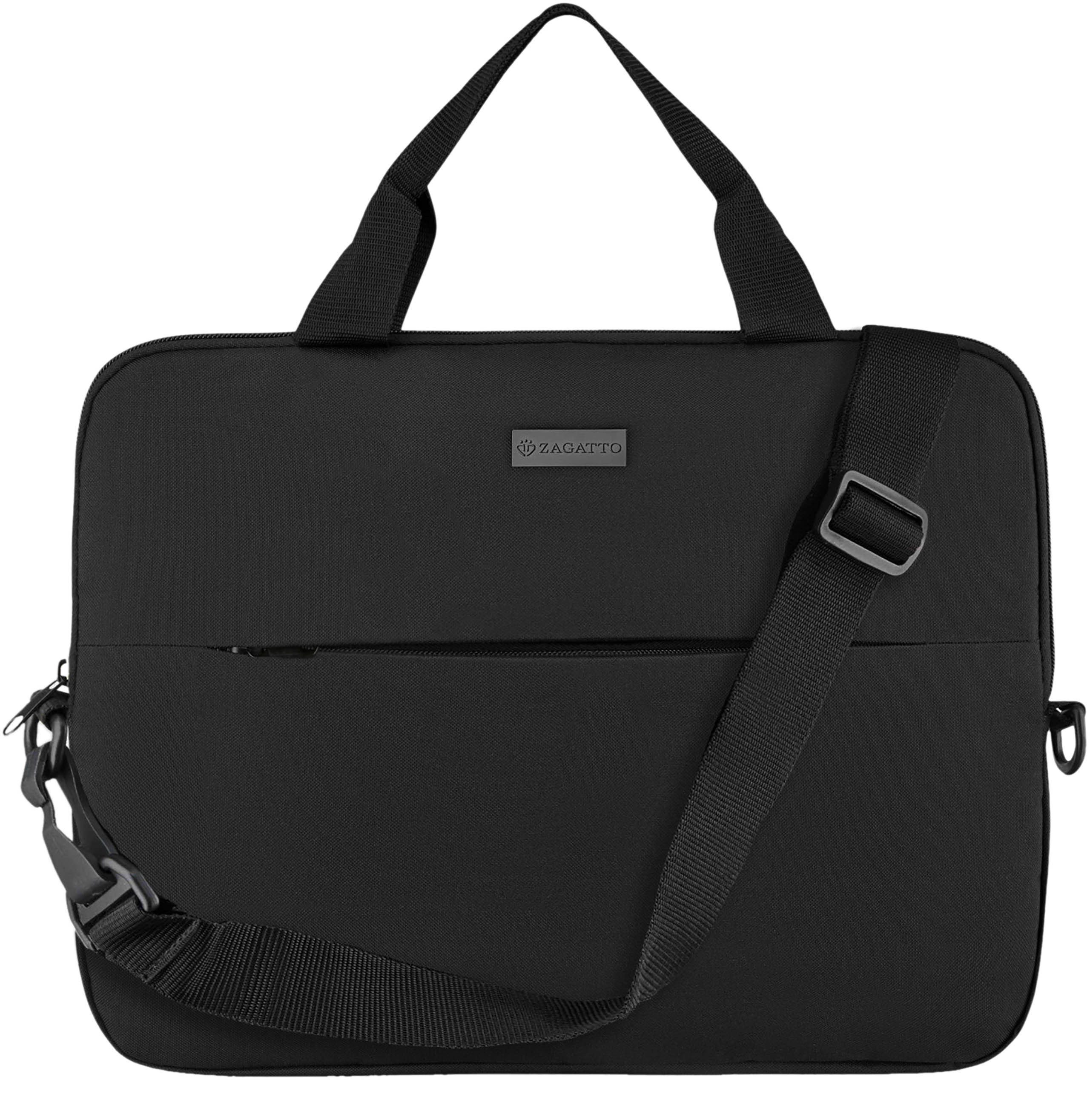 Sarcia.eu Businesstasche Schwarze 15,6" Laptop-Tasche 40x29x4,2 cm Zagatto