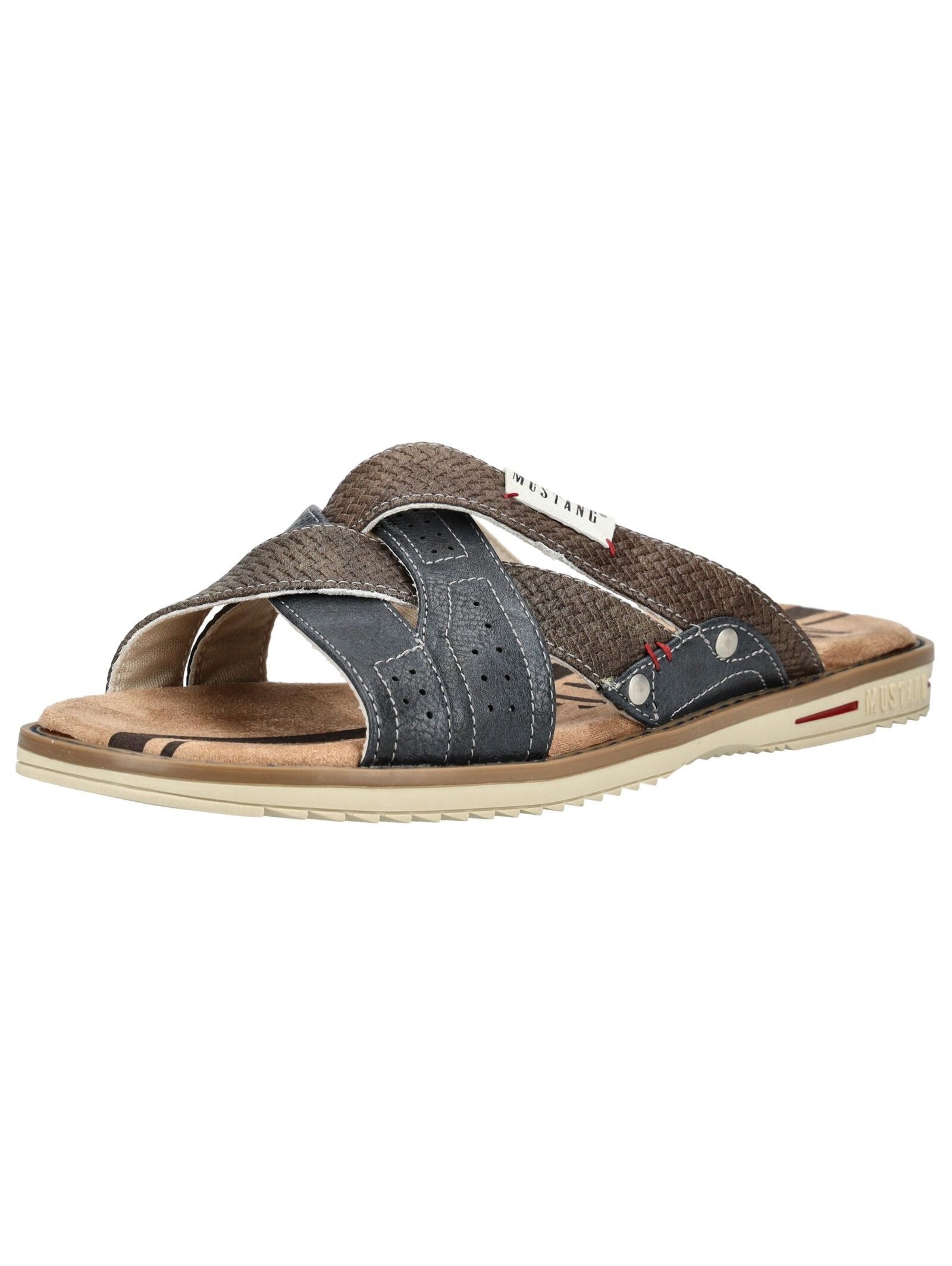 Mustang Shoes Pantolette "Mustang Shoes Pantoletten Lederimitat" günstig online kaufen