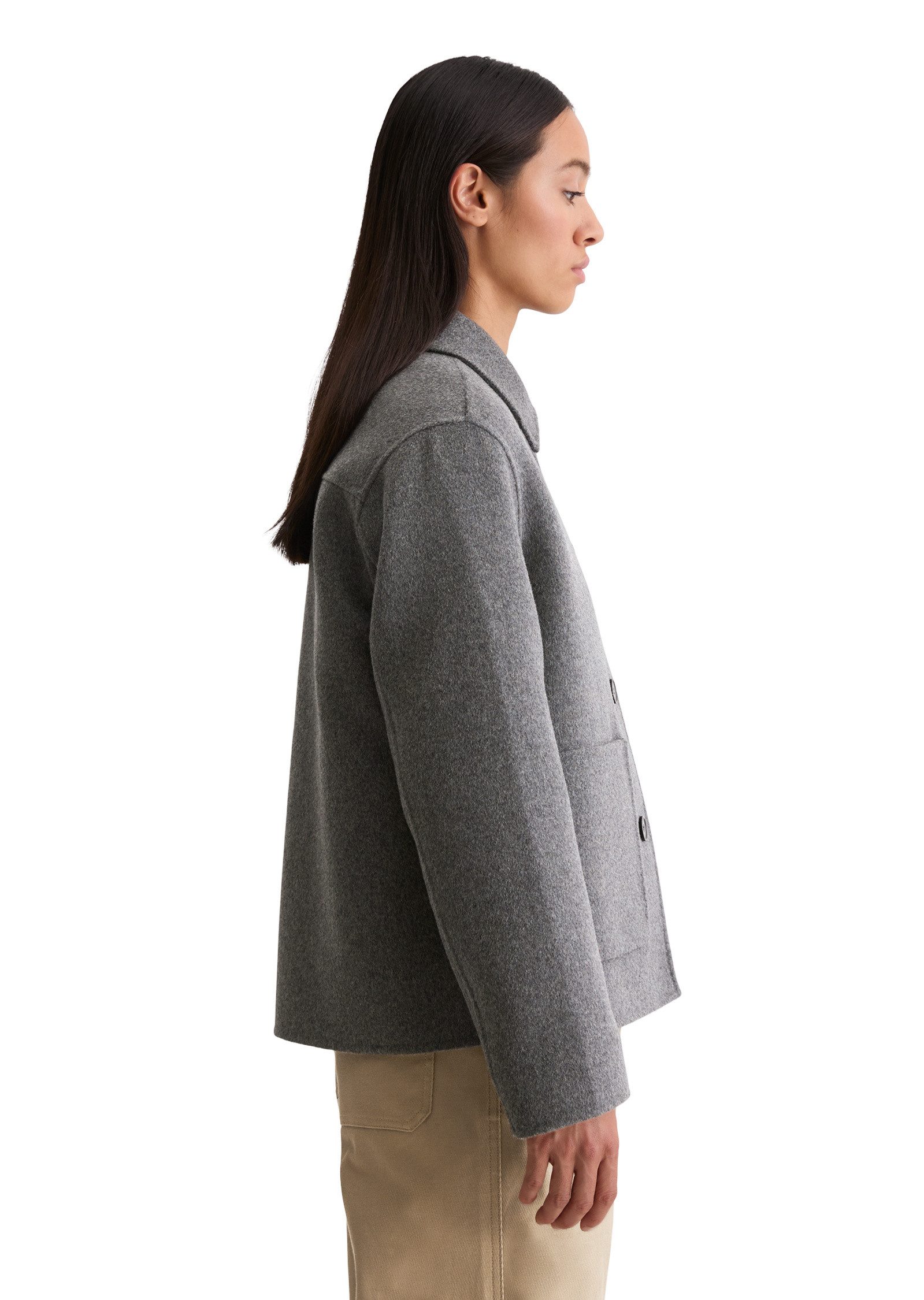 Marc O'Polo Outdoorjacke aus edlem Woll-Doubleface günstig online kaufen