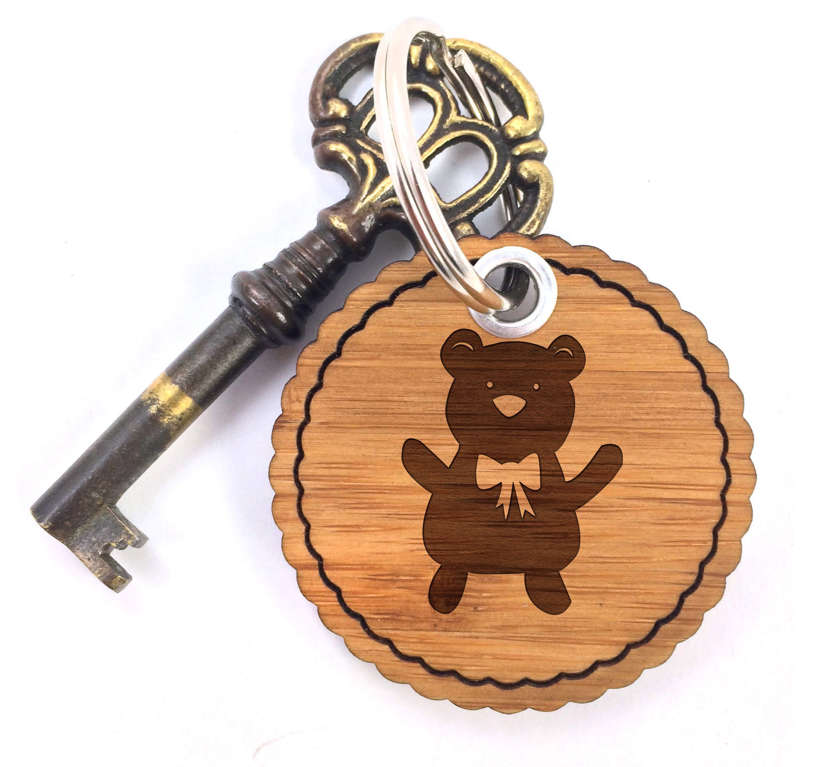 Mr. & Mrs. Panda Schlüsselanhänger Teddybär - Geschenk, Knuddelbär, Taschenanhänger, Glücksbringer, Anhänger, Schlüsselanhänger, Schlüsselband (1-tlg)