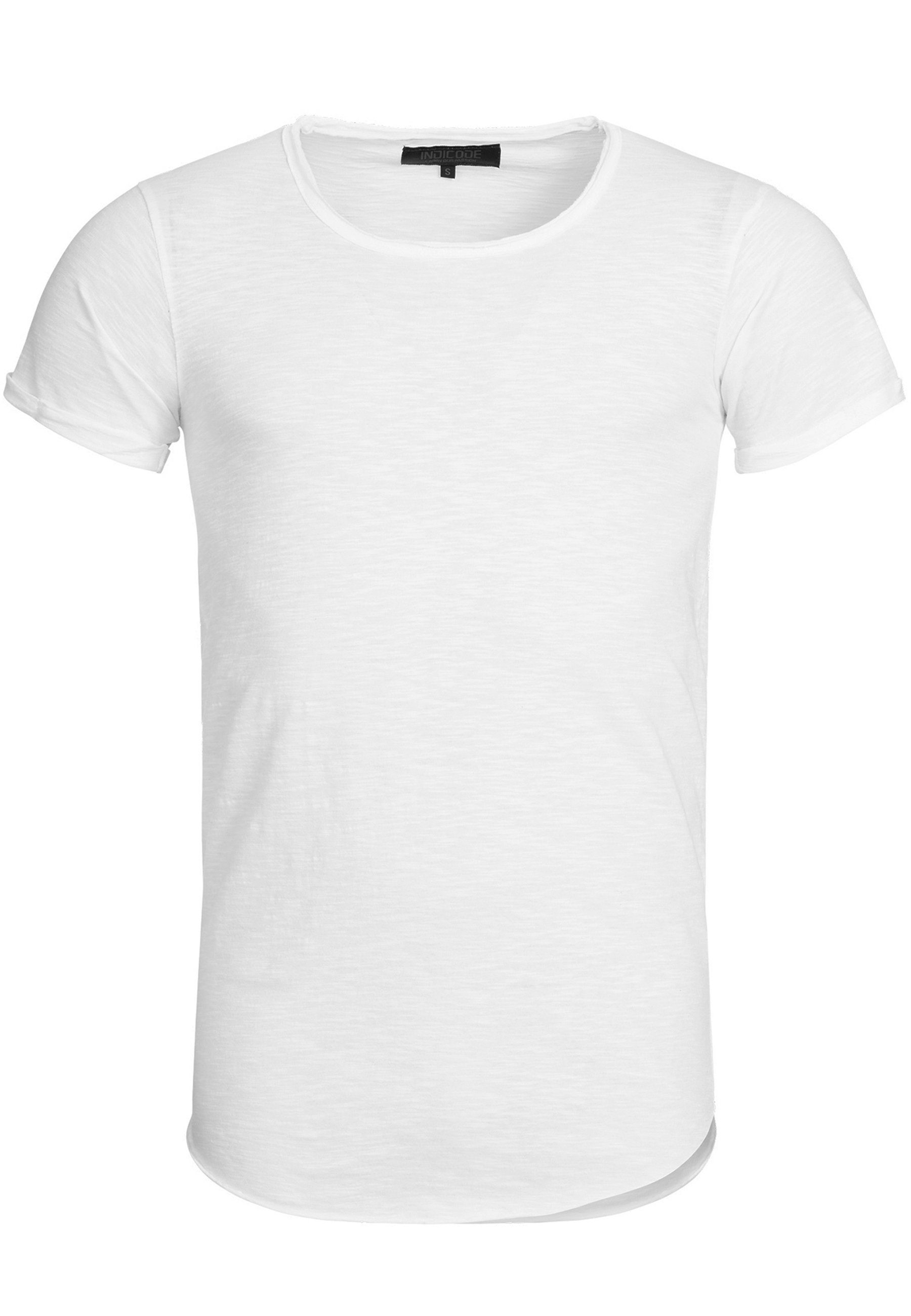 Indicode T-Shirt Herren Willbur Tee Shirt Tee Herrenshirt mit Rundhalsaussc günstig online kaufen