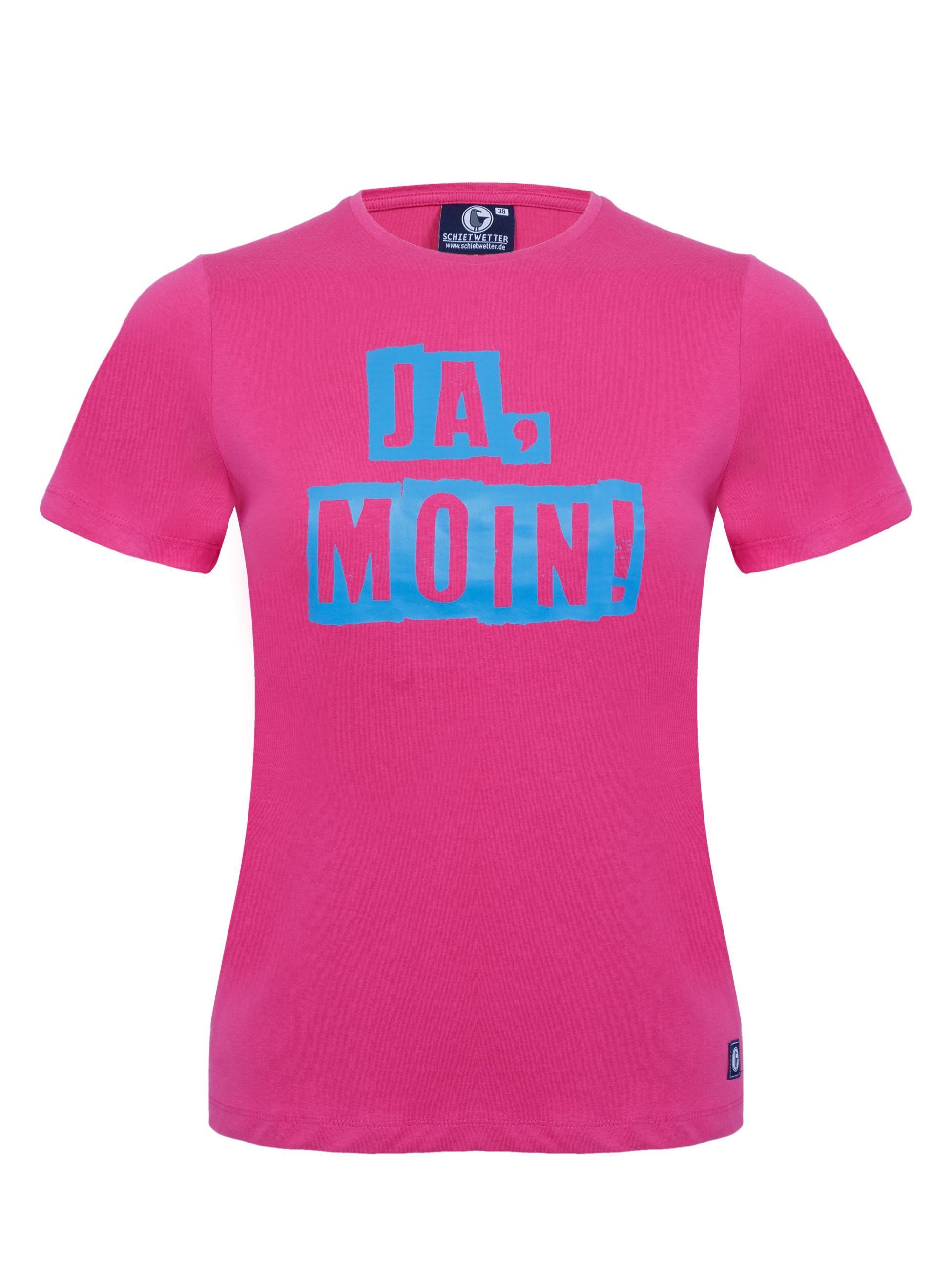 Schietwetter T-Shirt Damen "Ja Moin", 100% günstig online kaufen