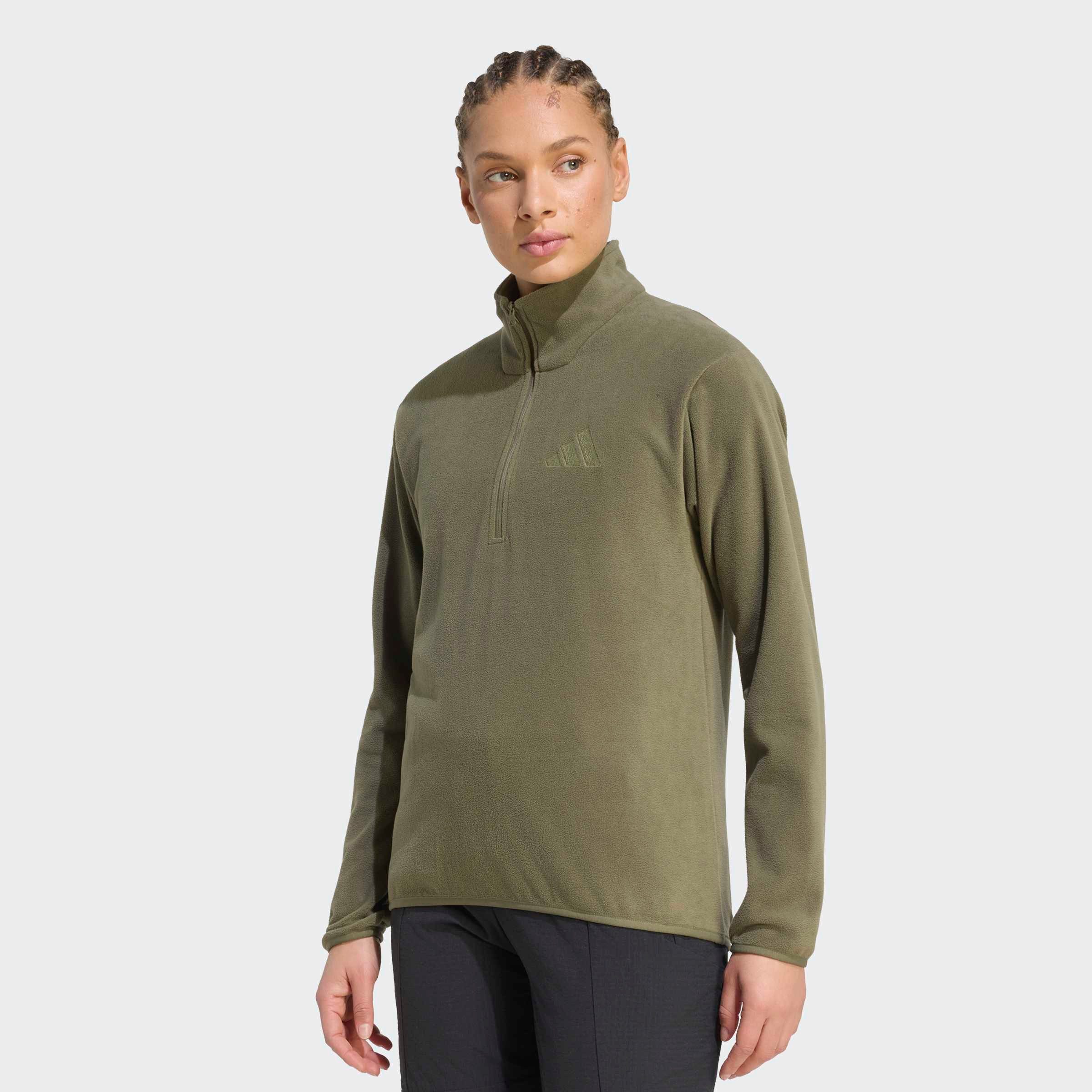 adidas TERREX Rollkragenshirt W MT ESS HZ FL sportlicher Stil, für Sportmode und Streetwear, mit Reißverschluss