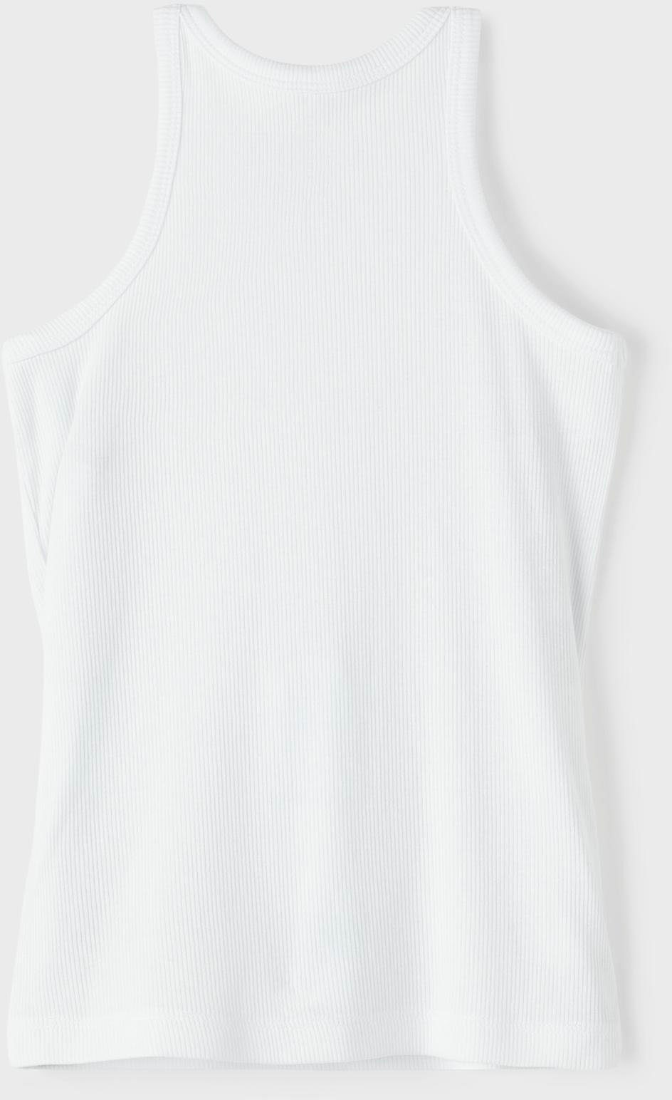 Name It Ripptanktop TOP mit Rundhalsausschnitt white bright NOOS SLIM NKFKAB SL