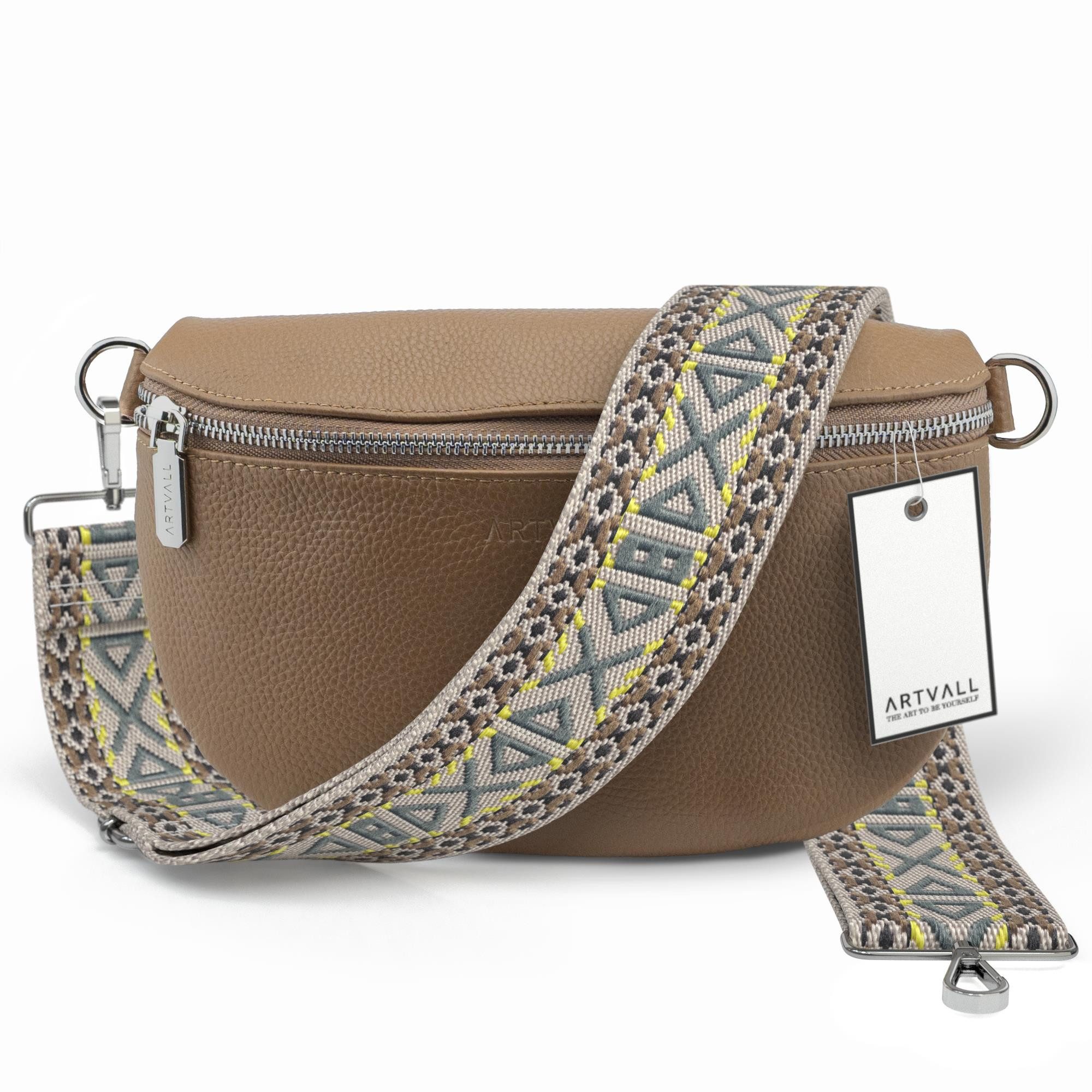 ARTVALL Umhängetasche Echtleder Handtasche Damen Brusttasche günstig online kaufen