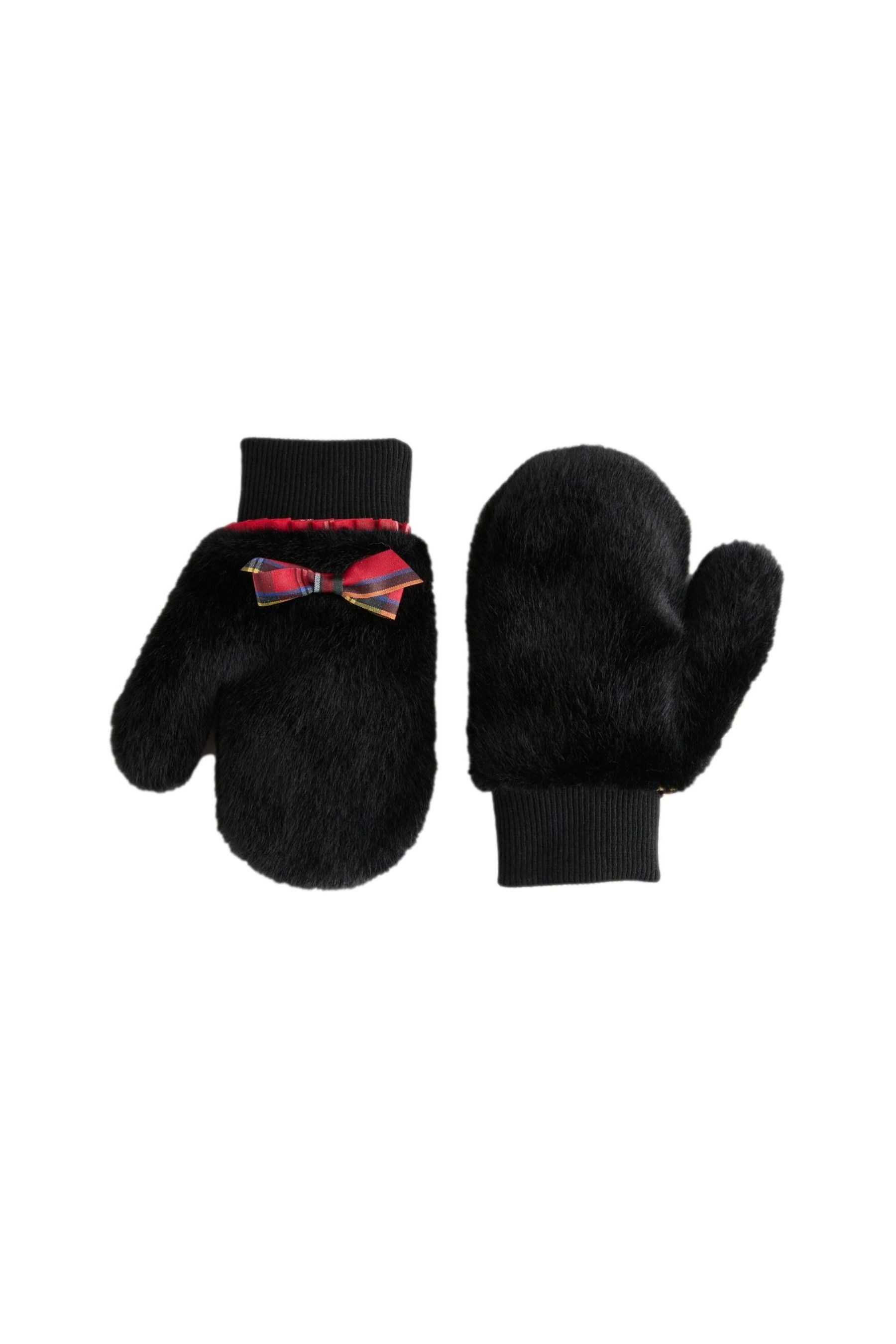 Fäustlinge Fausthandschuhe aus Kunstfell