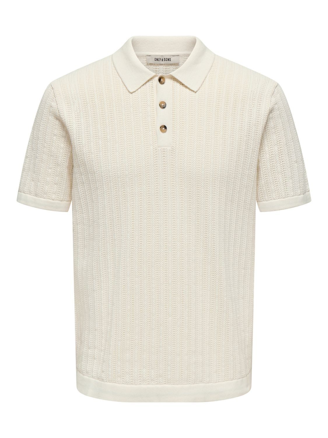 ONLY & SONS Poloshirt ONSMOON REG 12 SS POLO KNIT (1-tlg) aus Baumwollmix