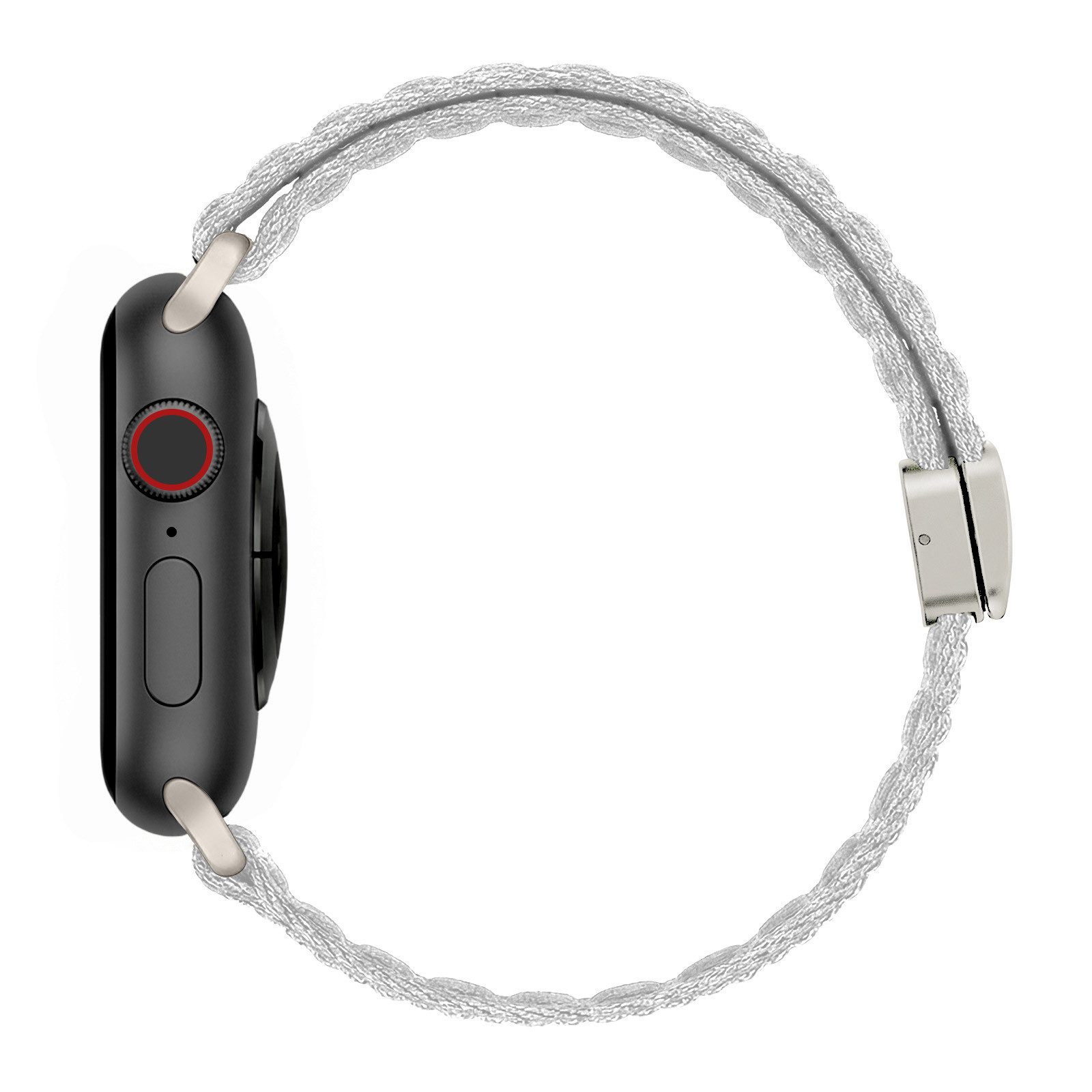 Tec-Expert Smartwatch-Armband für Apple Watch SE 3 40 mm Armband Ersatz Wechsel Band, Nylon Textil mit Magnetverschluss, stufenlos Verstellbar atmungsaktiv