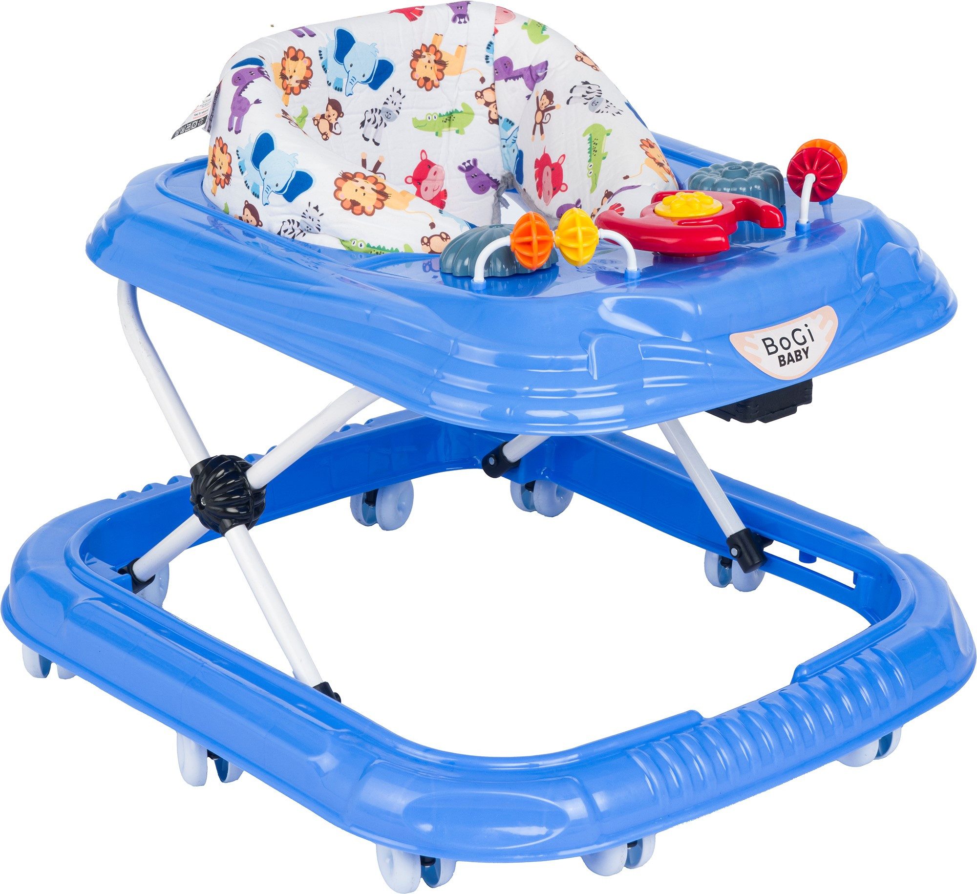 BoGi Lauflernwagen Höhenverstellbarer Baby Gehfrei Lauflernwagen mit Spielcenter