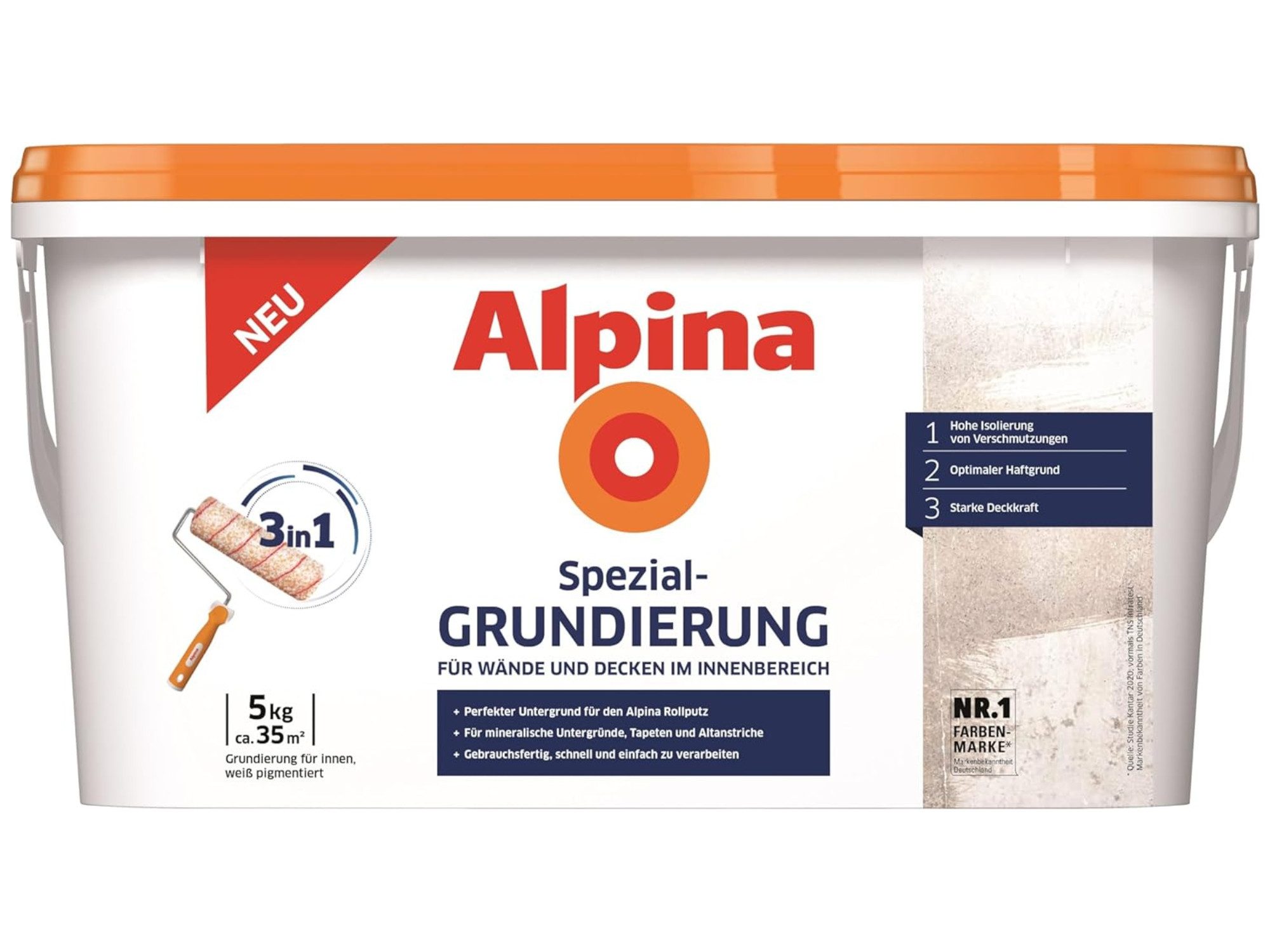 Alpina Wandgrundierung Alpina Rollputz Spezial-Grundierung, 1-tlg.