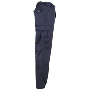 MFH Outdoorhose US Armyhose BDU, blau, Knie- und Gesäßverstärkung L