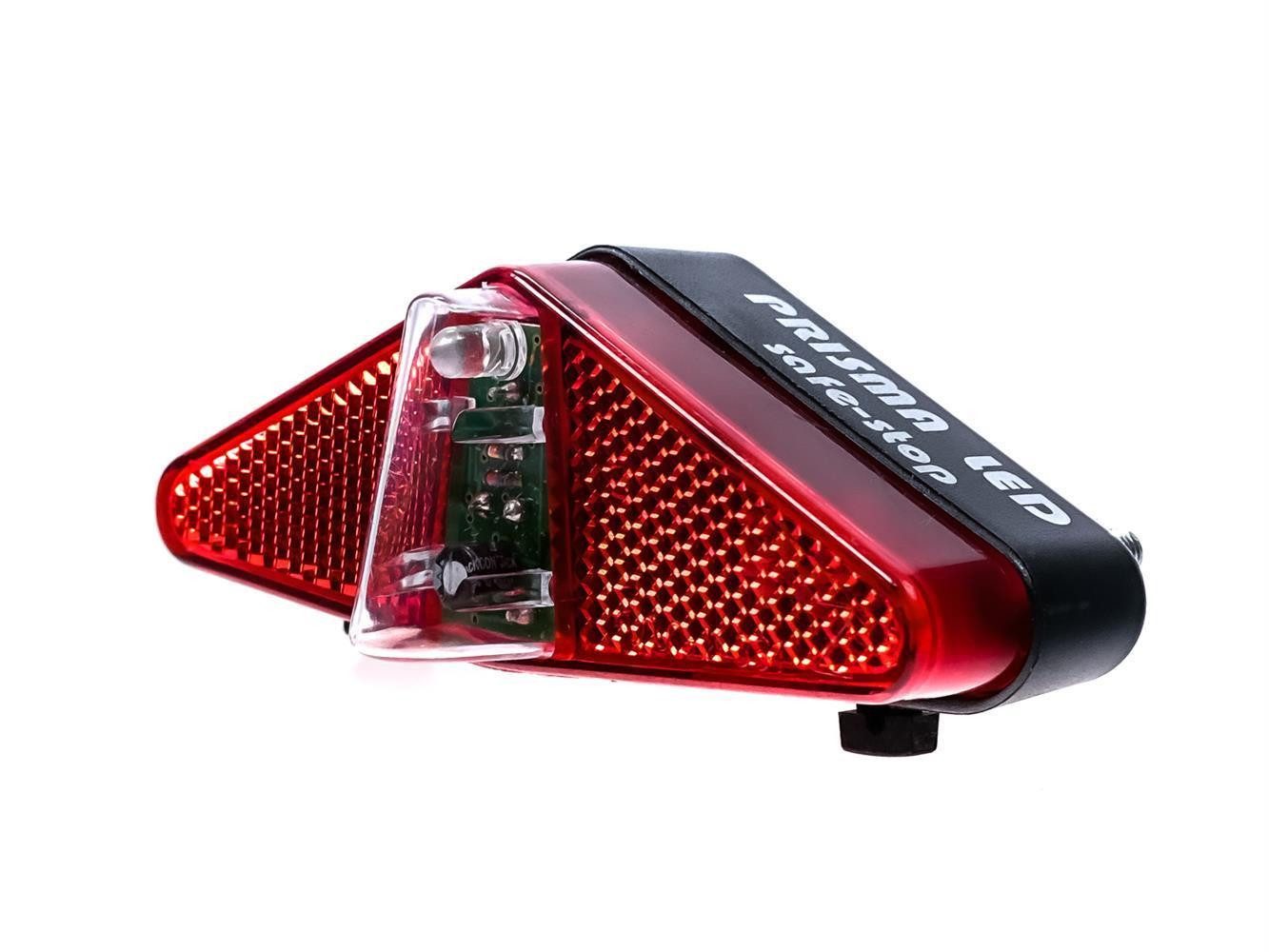Büchel Fahrrad-Rücklicht PRISMA LED Fahrrad Rücklicht Z-Reflektor 80 mm Dynamo Standlicht