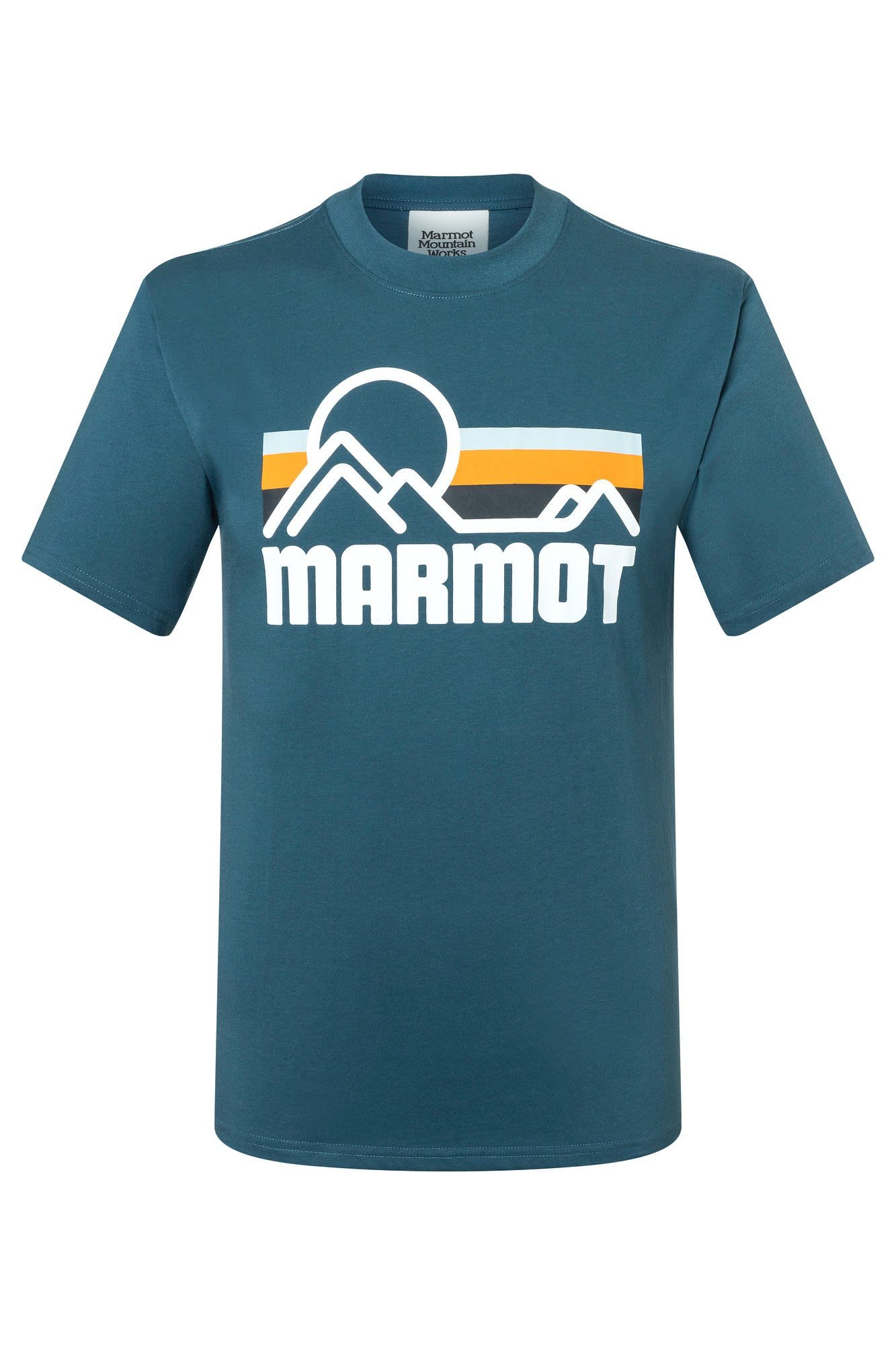 Marmot T-Shirt Marmot M Coastal Tee Short-sleeve Herren Dusty Teal
