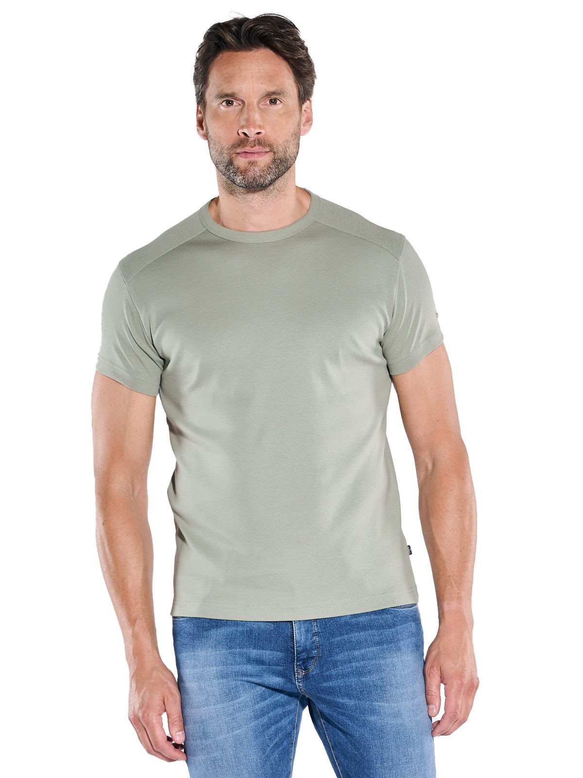 Engbers T-Shirt engbers Herren Basic-Shirt "My Favorite" organic, Gruen günstig online kaufen