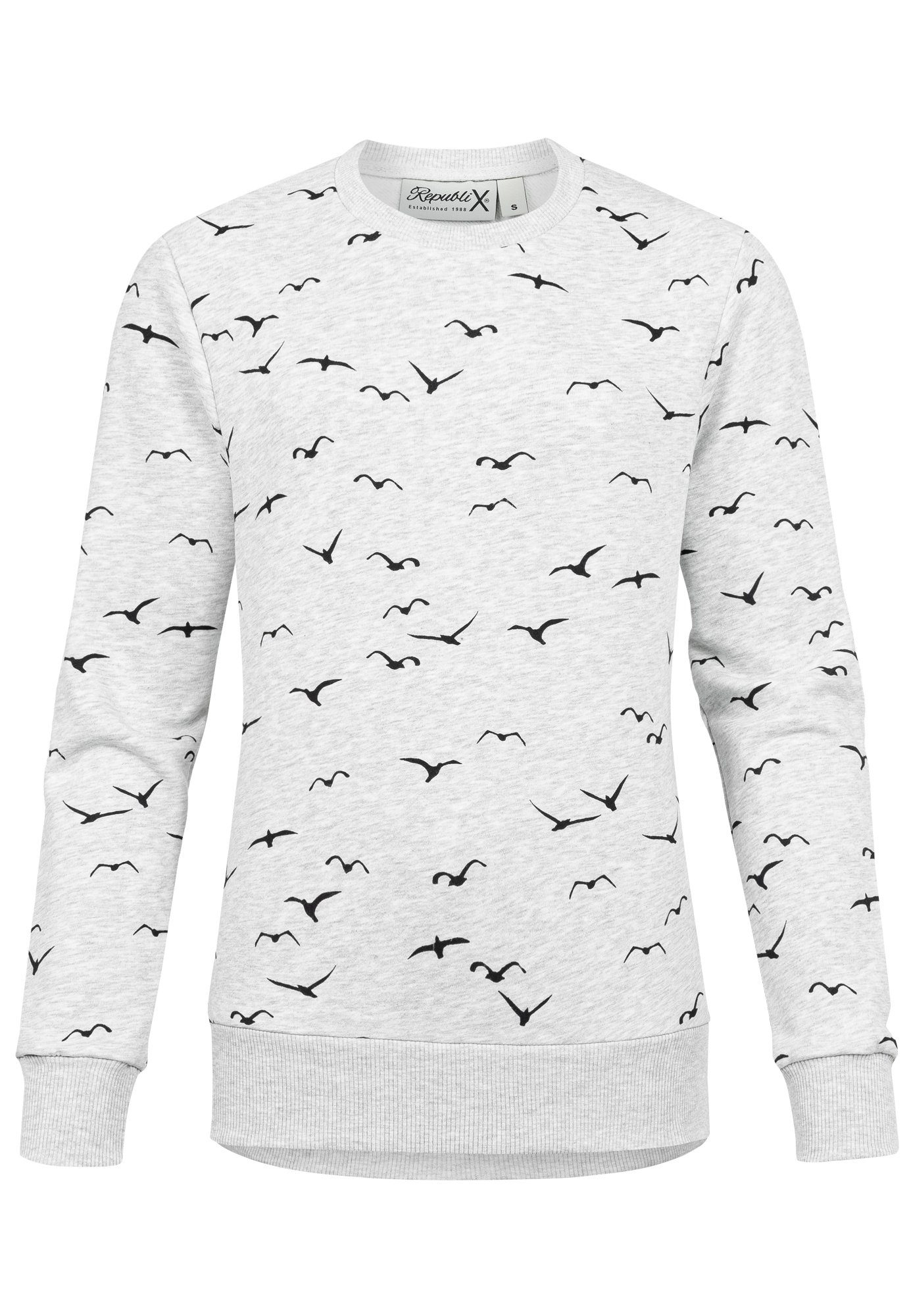 REPUBLIX Sweatshirt ANA Damen Print Kapuzenpullover Sweatjacke Pullover Hoodie