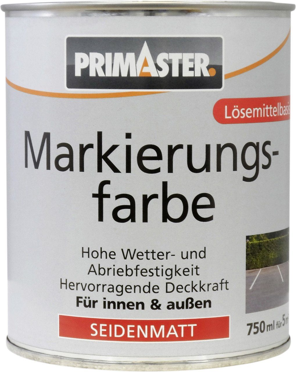 Lack 750 ml weiß Primaster Primaster Markierungsfarbe