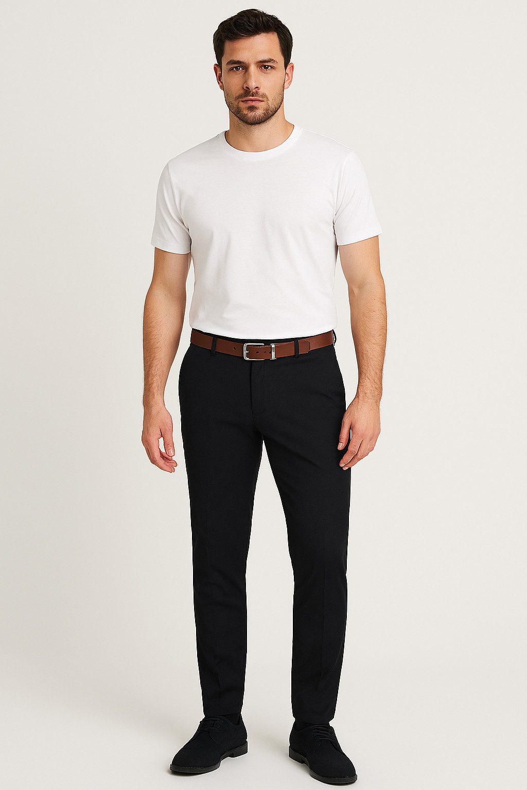Jack & Jones Chinohose JPSTMARCO FRANCO CHINO W BELT