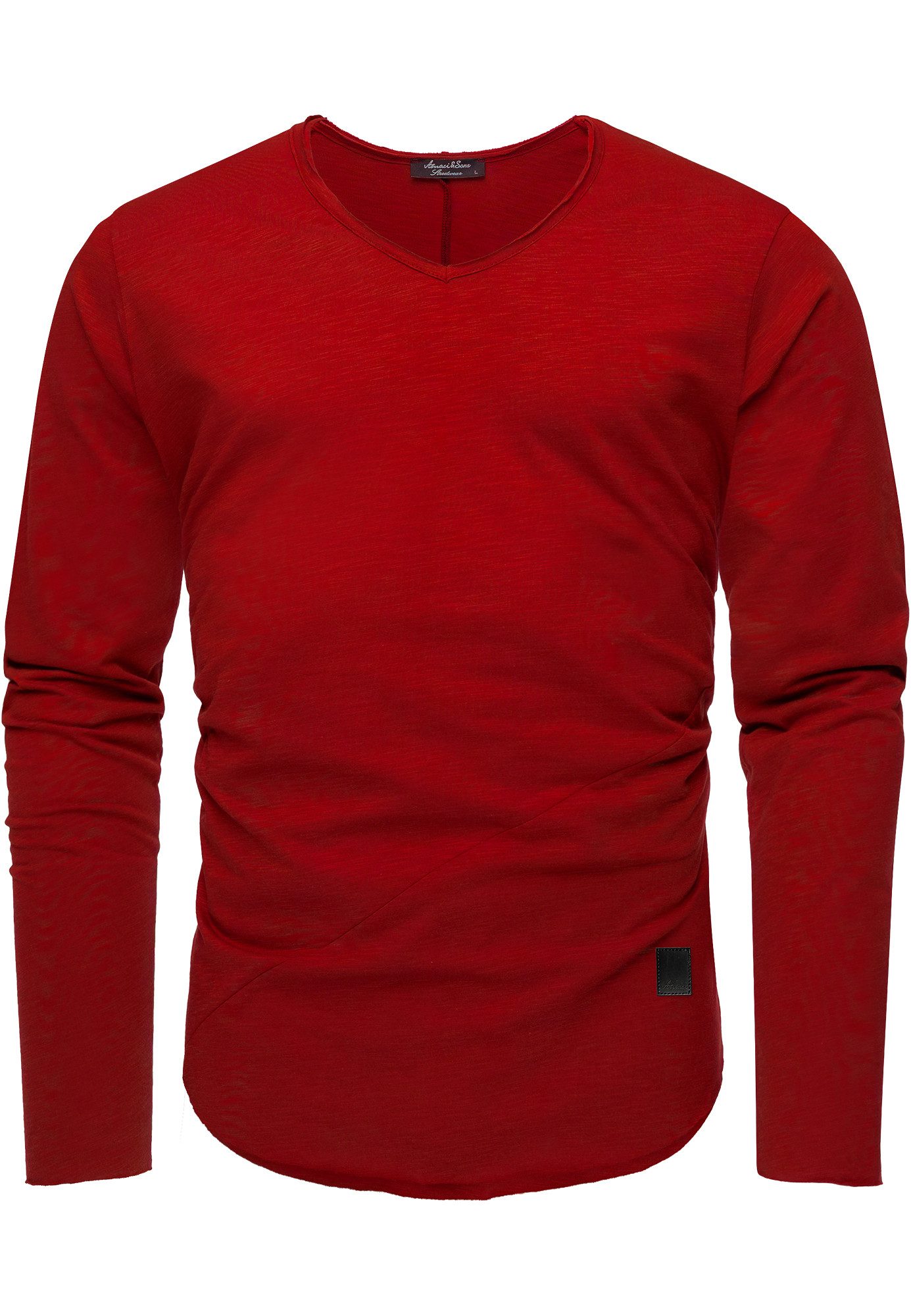 Amaci&Sons T-Shirt NEWARK Langarmshirt günstig online kaufen