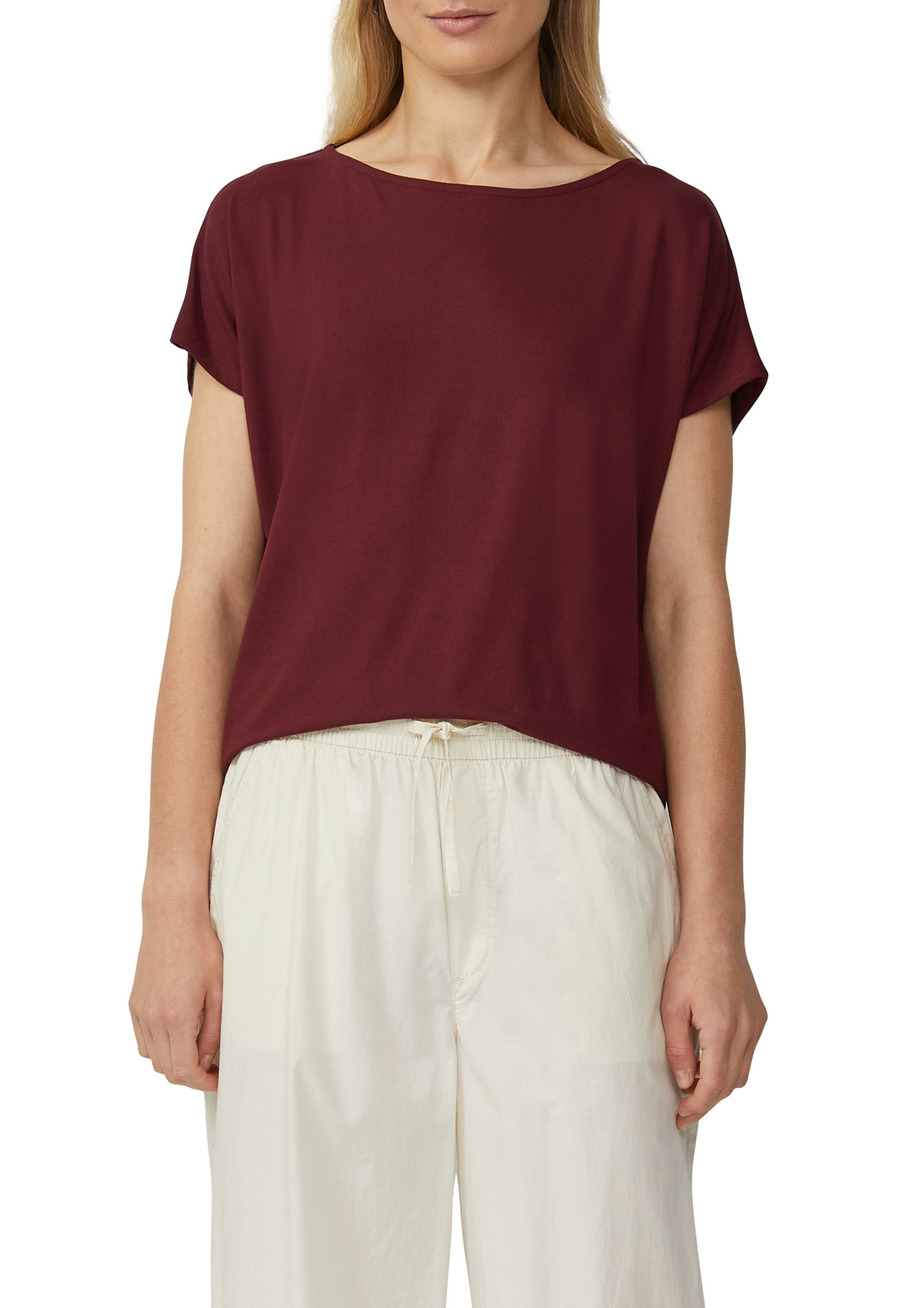 s.Oliver T-Shirt mit Markenlabel günstig online kaufen