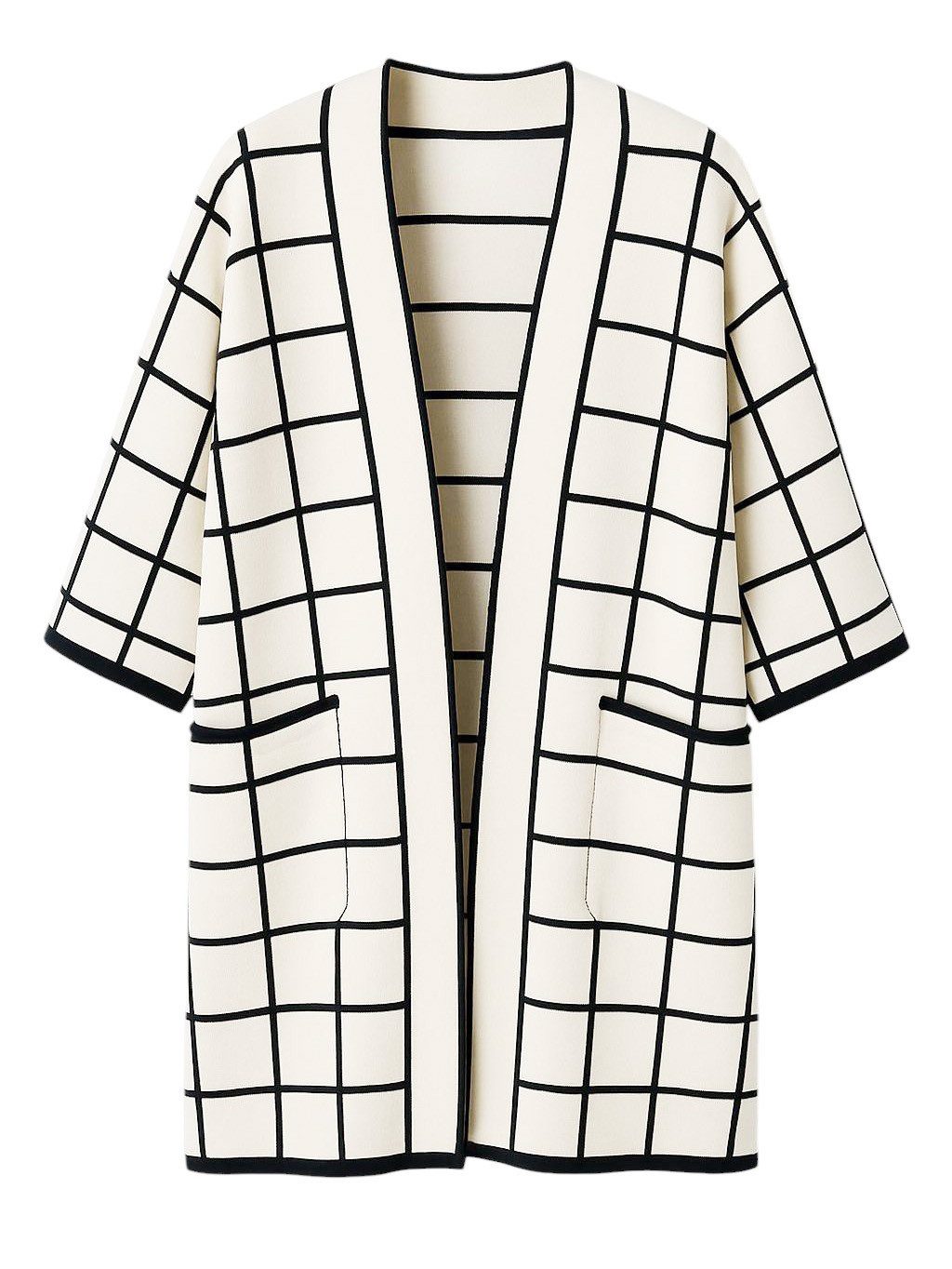 Mississhop Longstrickjacke Stylischer Damen-Cardigan aus weichem Feinstrick M.416