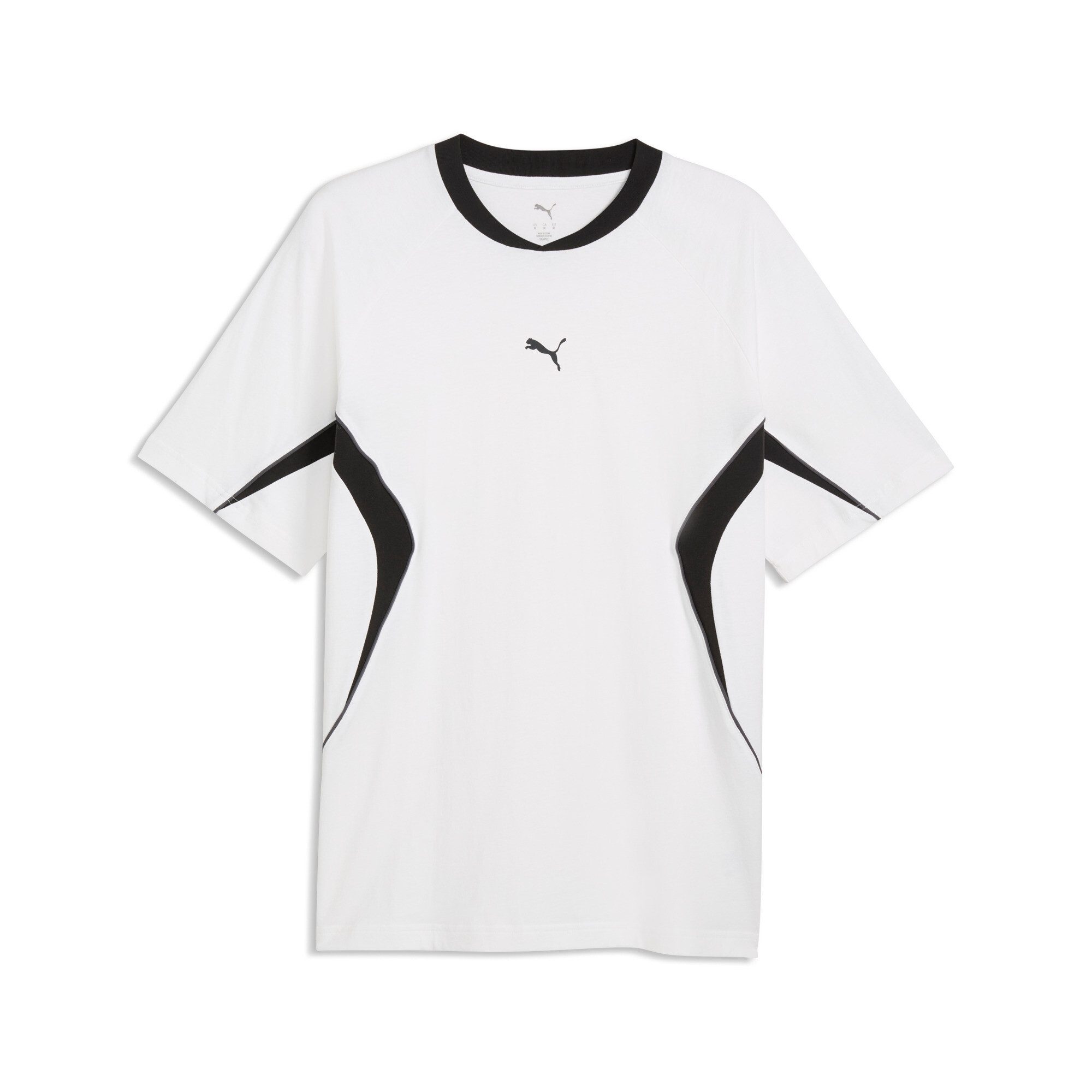 PUMA T-Shirt SPORT RELAXED BLOCKING TEE mit Rundhalsausschnitt, Kurzarmdesign, unifarben, aus Baumwolle