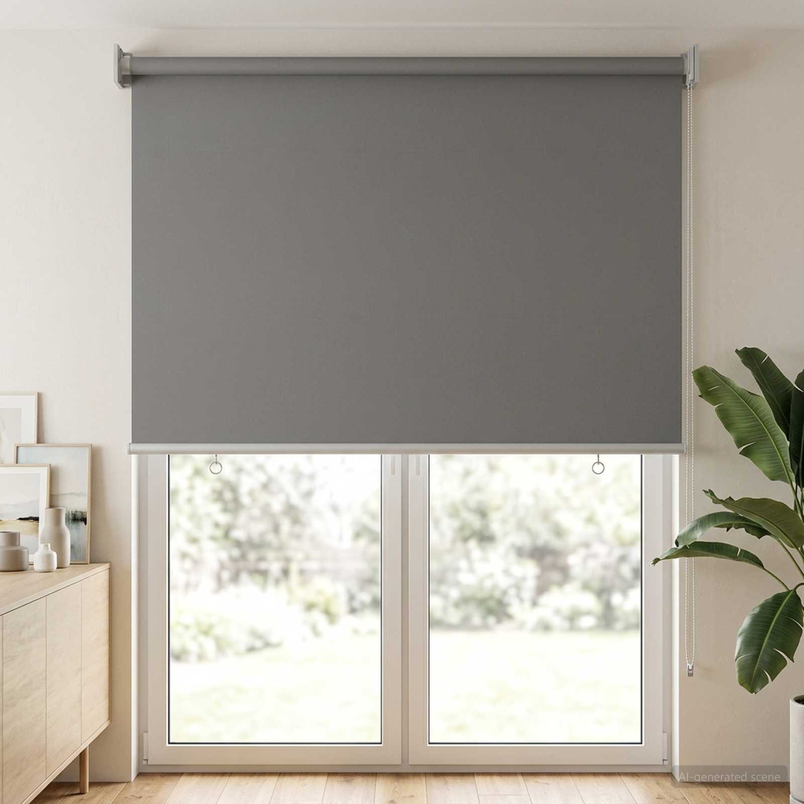Rollo Außen-Rollos mit UV-Schutz Hellgrau 65 x 230 cm (B x H), vidaXL