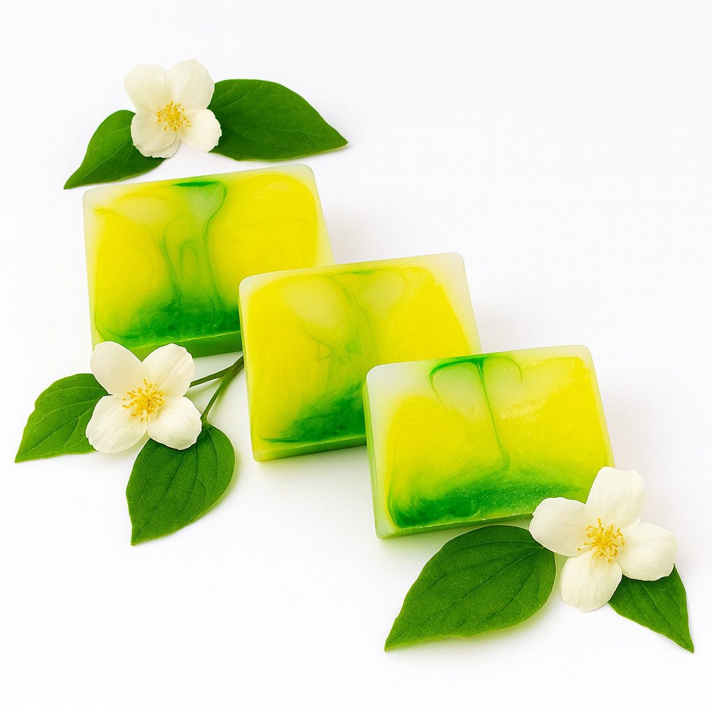 Nesbel - Spüren Sie die Reinheit? Handseife Jasmin, Glycerin Hand-und Dusch Seife 100g