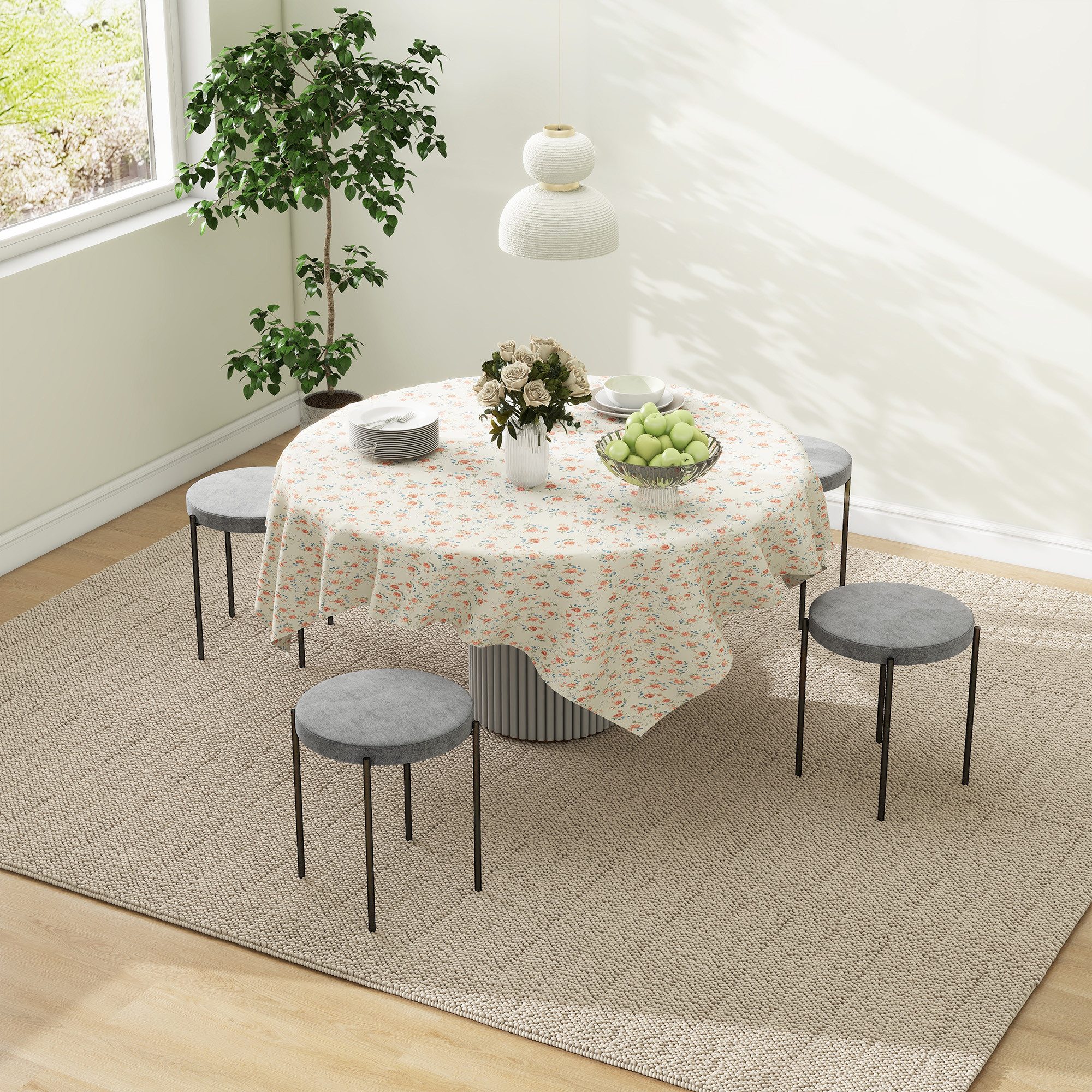 HOMCOM Esszimmerstuhl Thekenhocker mit gepolstertem Sitz, günstig online kaufen
