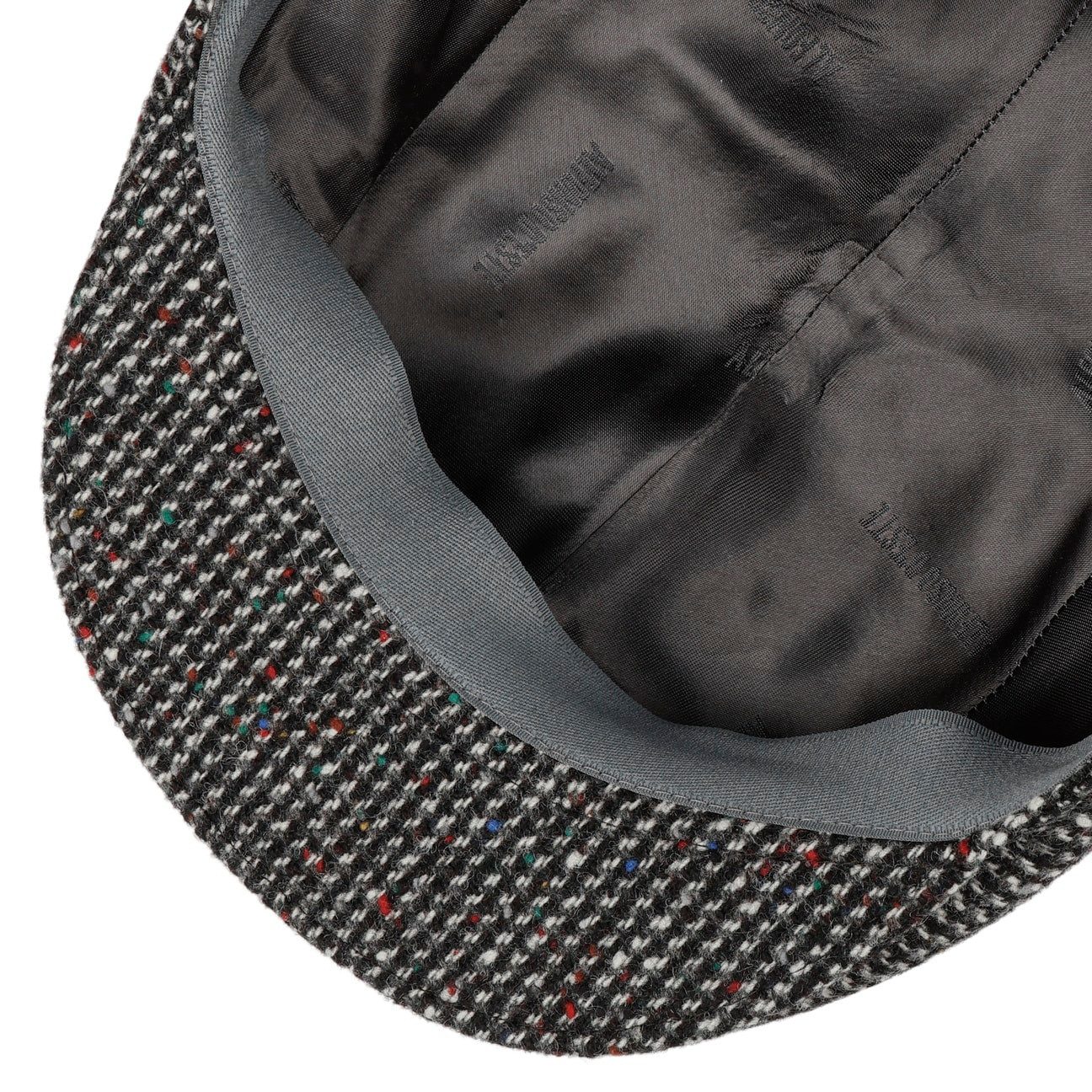 Alfonso D´Este Flat Cap (1-St) Schirmmütze mit Schirm, Made in Italy
