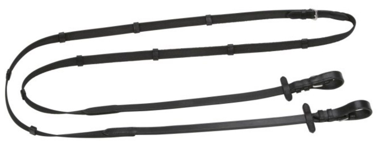Zügel Gummizügel AntiSlip 3 m schwarz/braun 15 mm Full 3222118